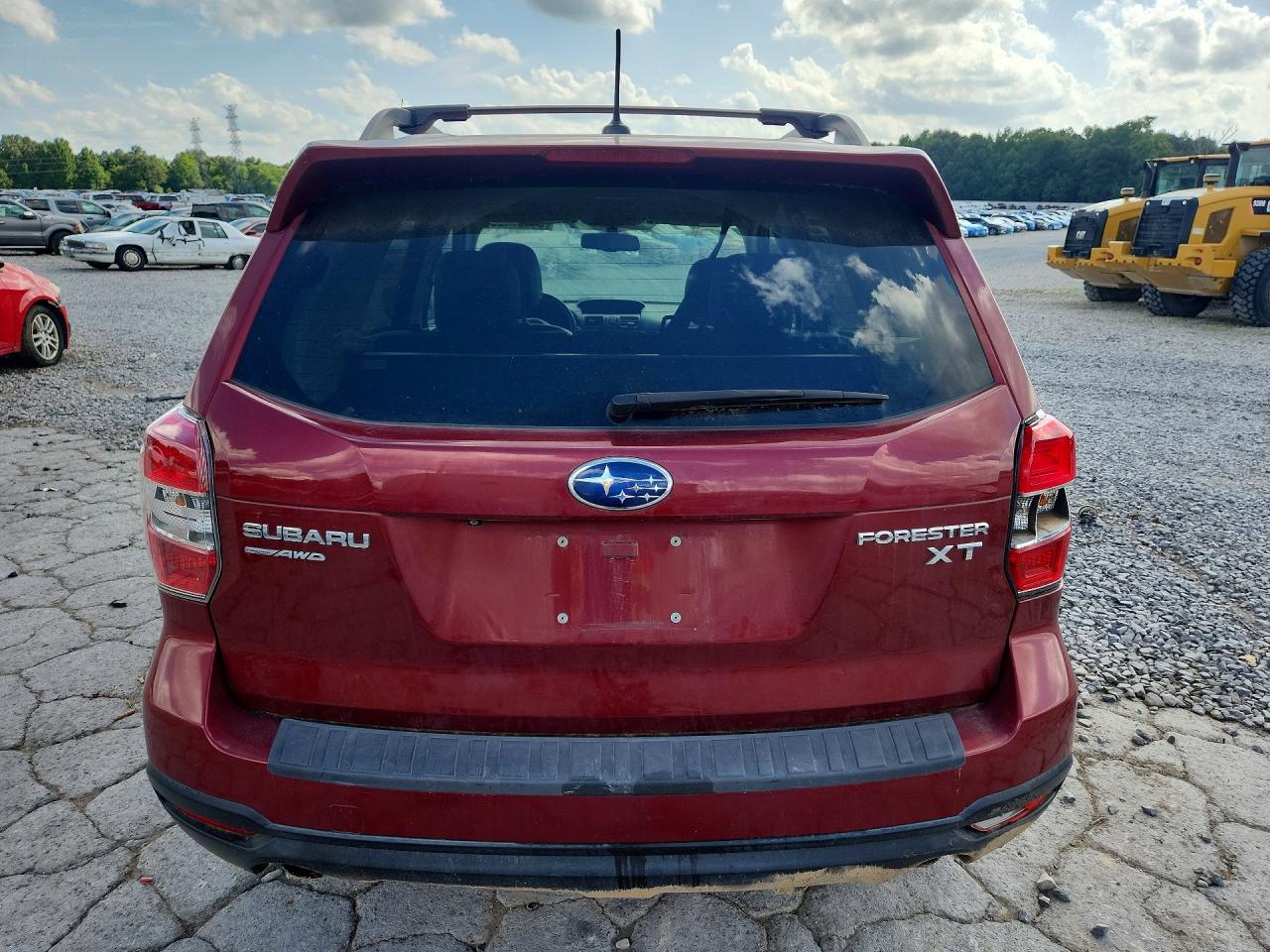 2015 Subaru Forester 2.0xt Touring Maroon vin: JF2SJGUC3FH539646