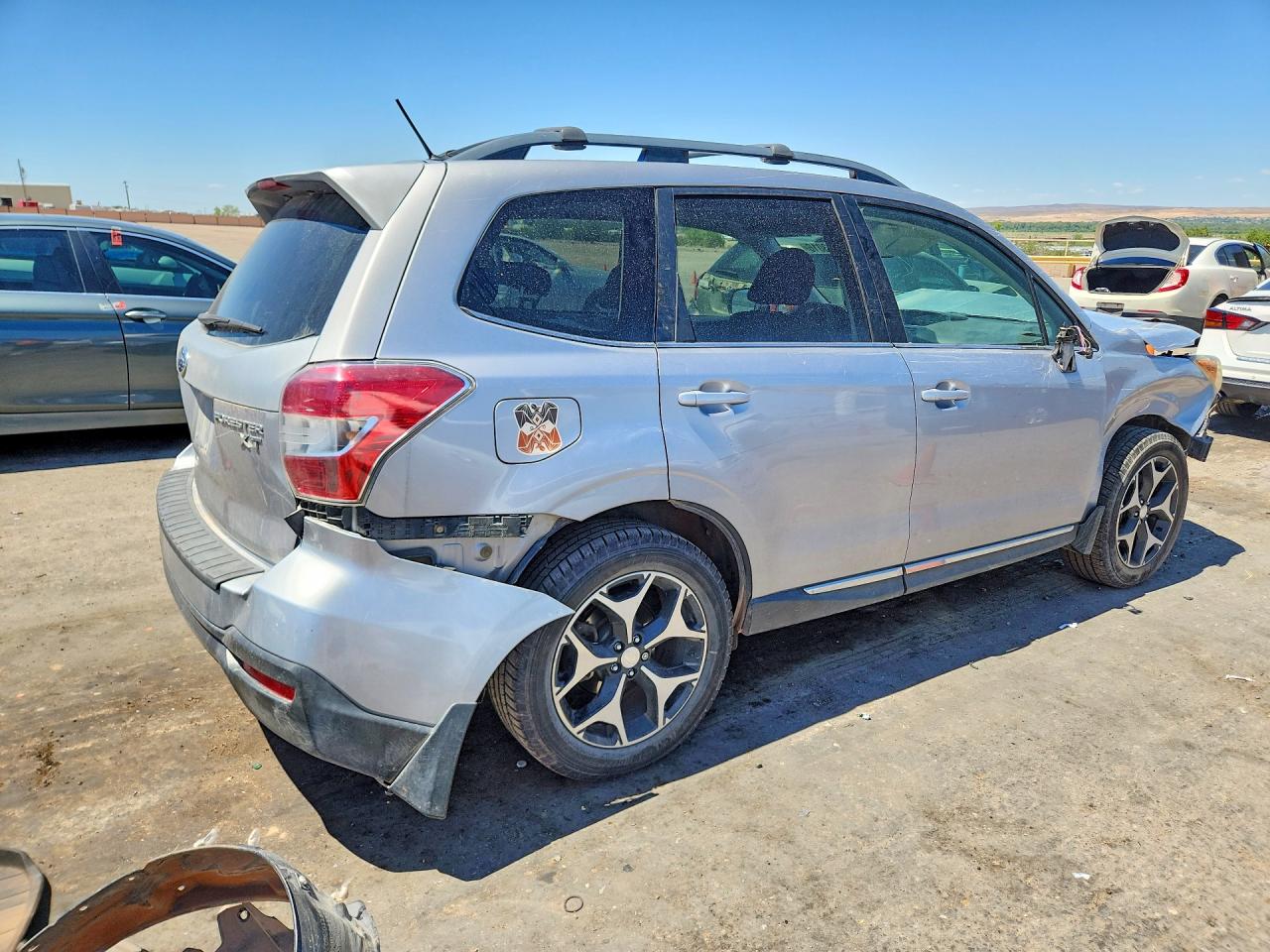 2015 Subaru Forester 2.0xt Touring Gray vin: JF2SJGUC4FH465914