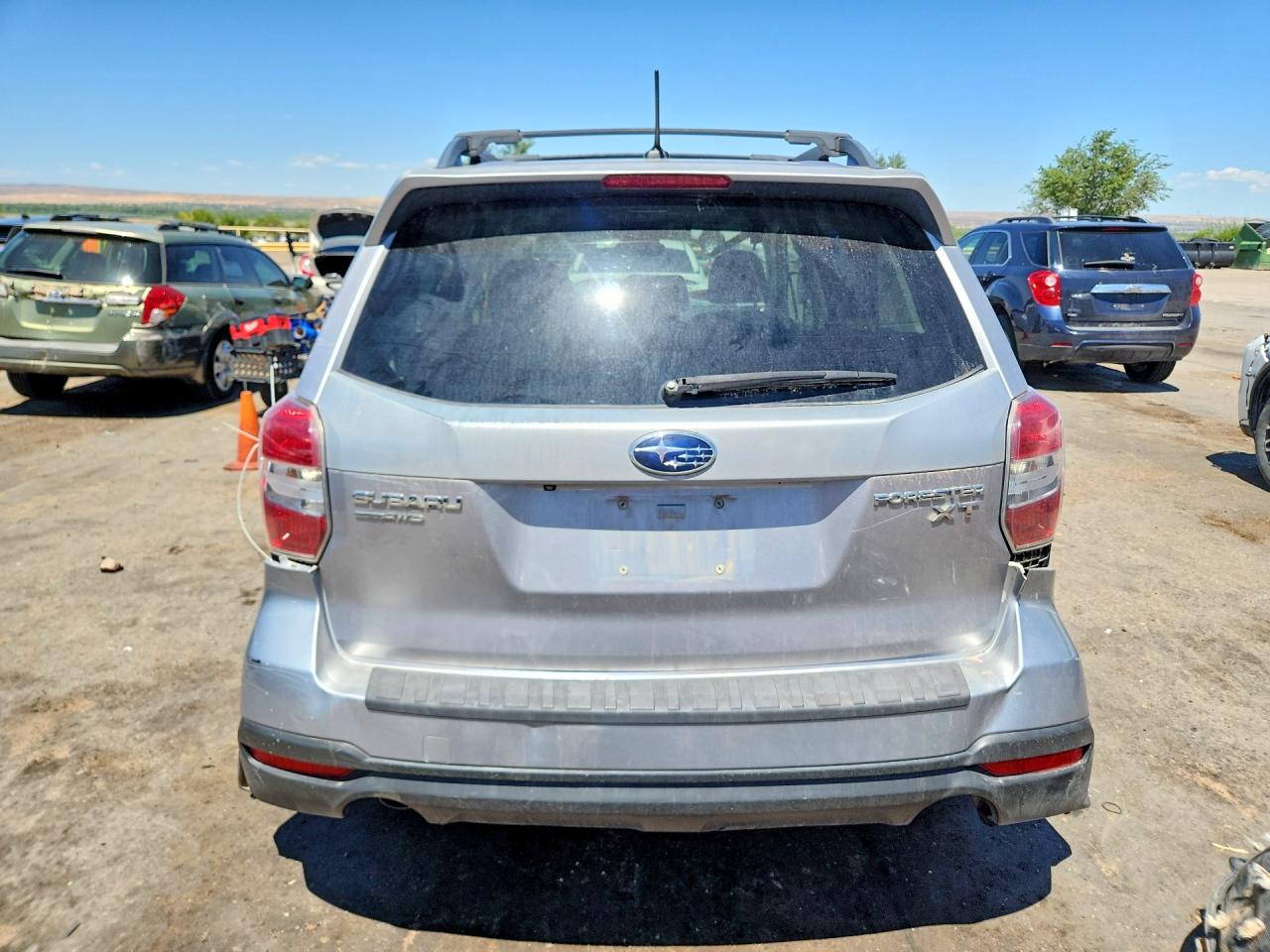 2015 Subaru Forester 2.0xt Touring Gray vin: JF2SJGUC4FH465914