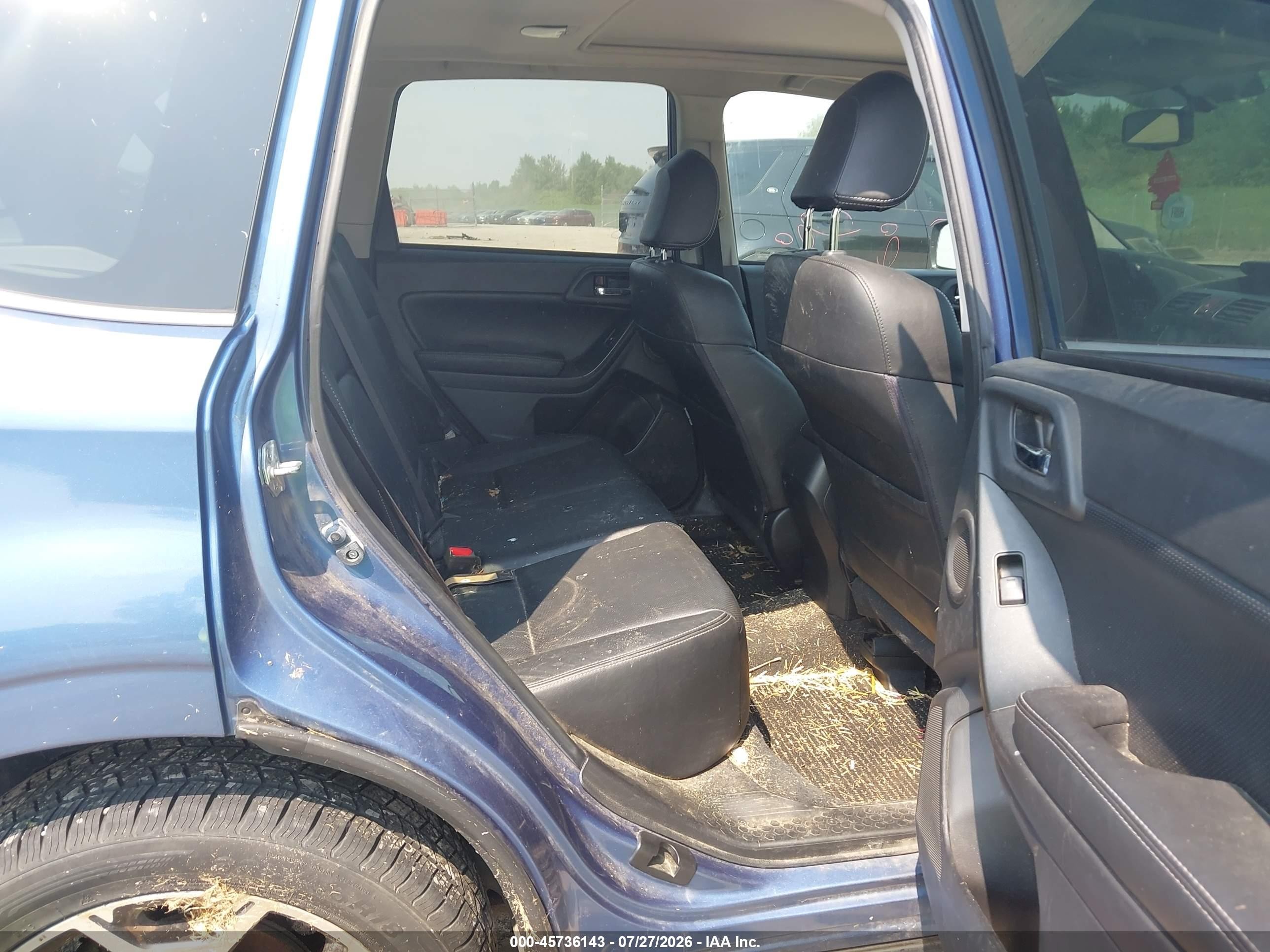 2015 Subaru Forester 2.0xt Touring Синий vin: JF2SJGUC4FH507689