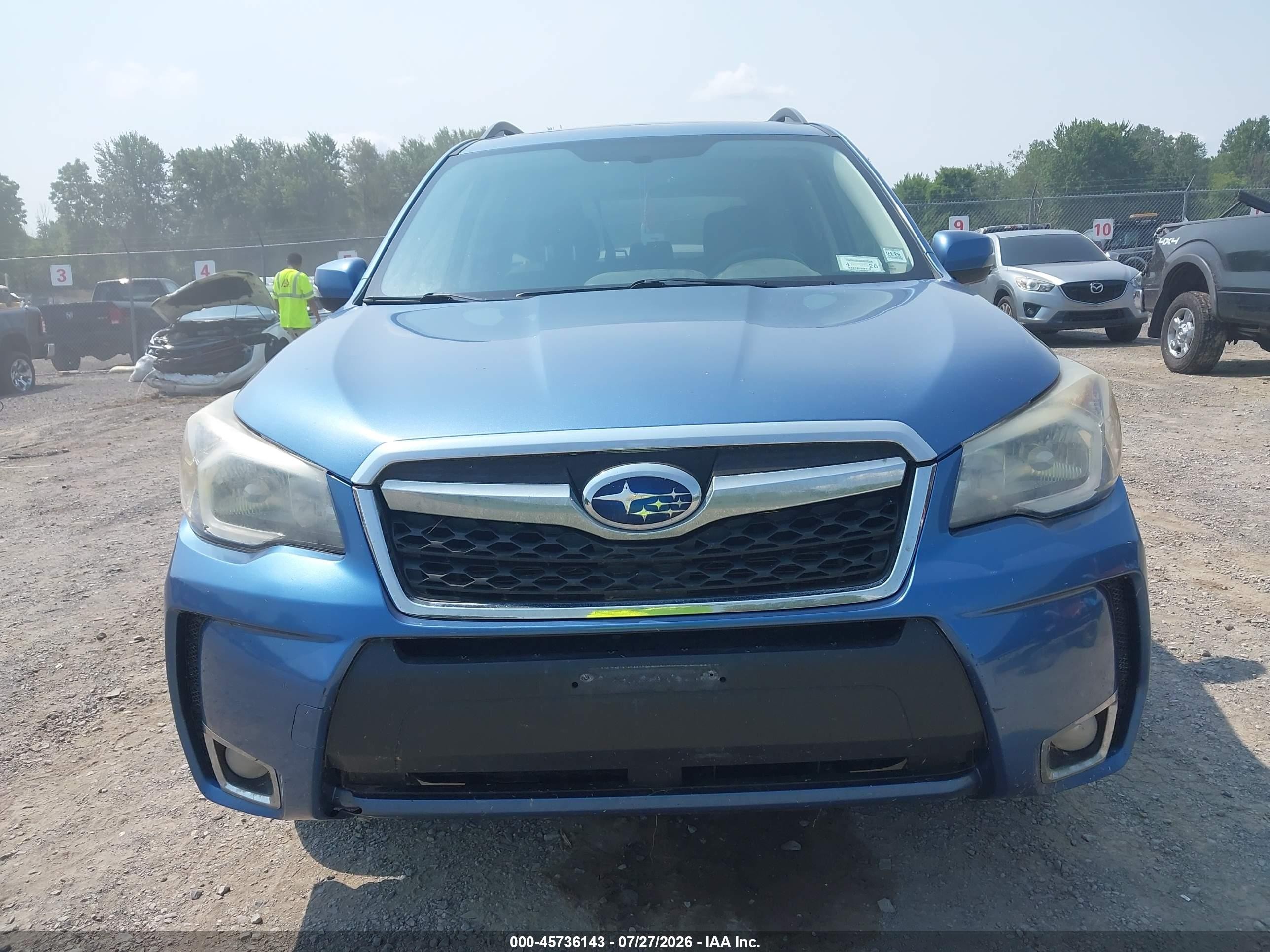 2015 Subaru Forester 2.0xt Touring Синий vin: JF2SJGUC4FH507689