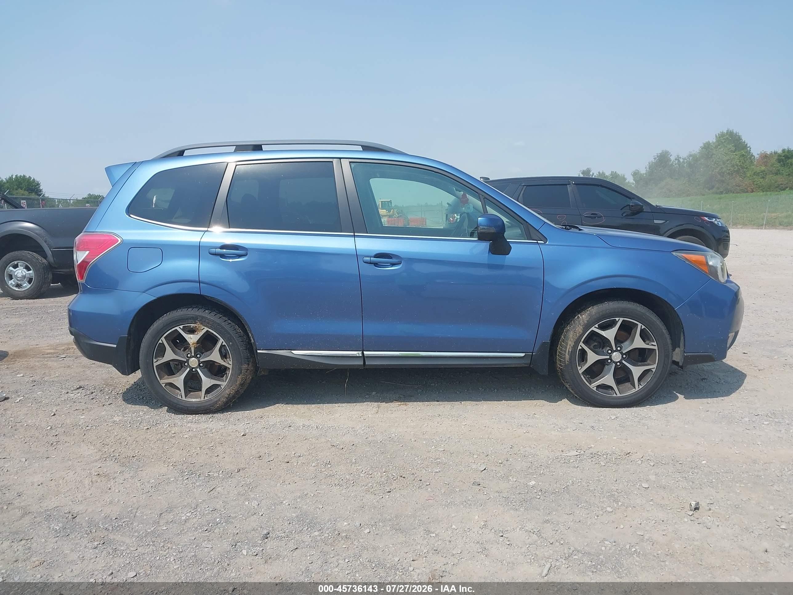 2015 Subaru Forester 2.0xt Touring Синий vin: JF2SJGUC4FH507689