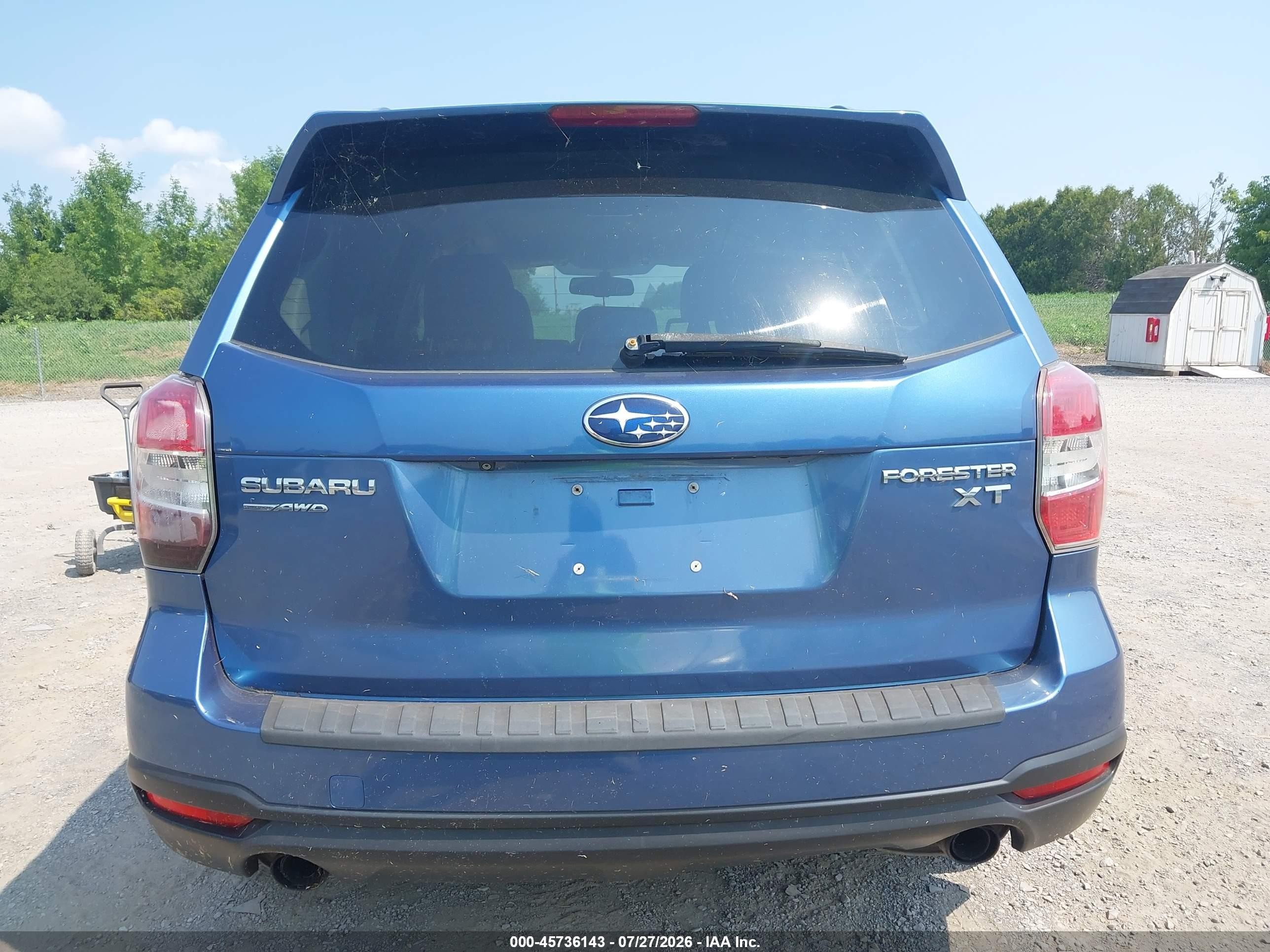 2015 Subaru Forester 2.0xt Touring Синий vin: JF2SJGUC4FH507689