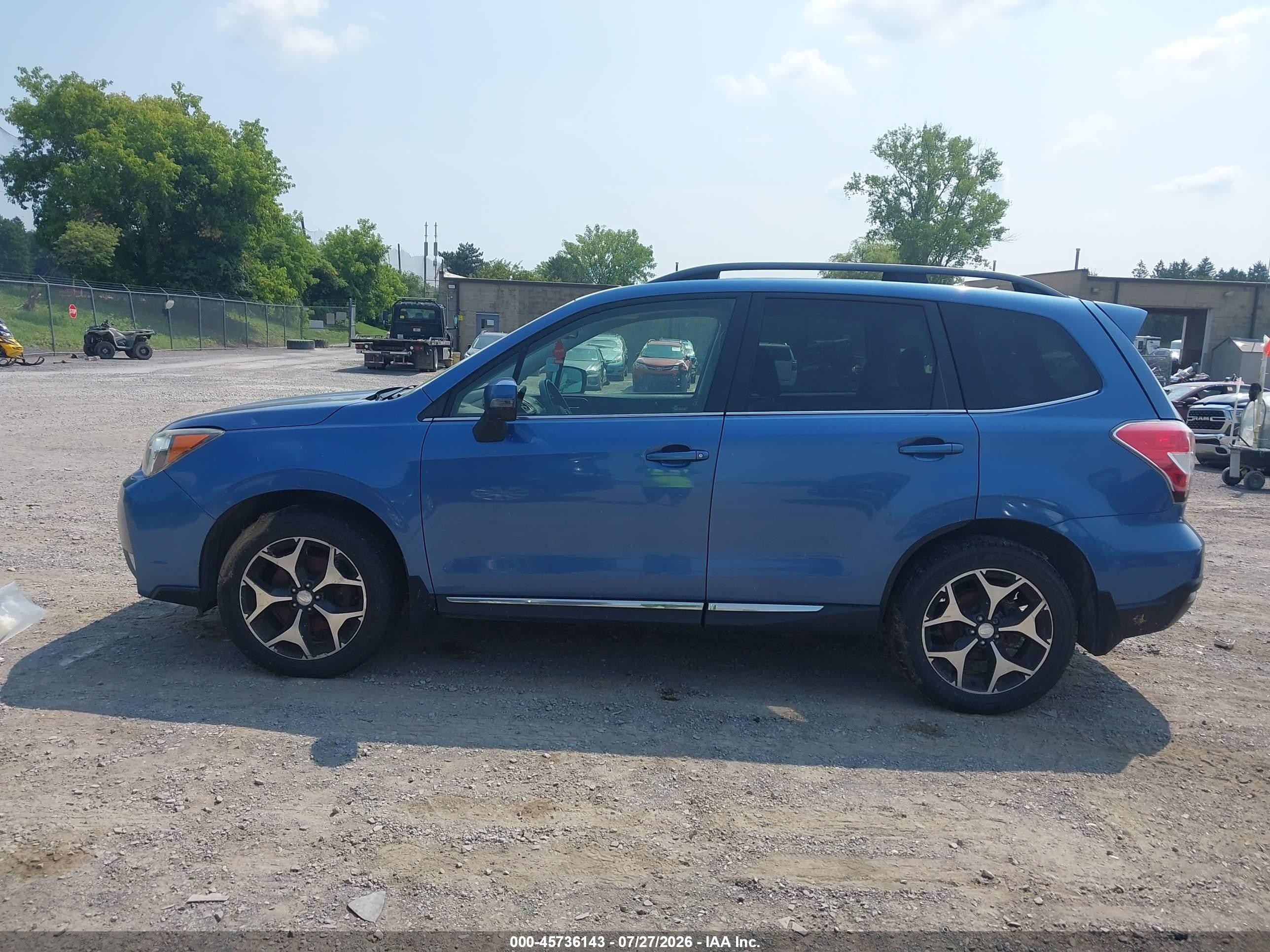 2015 Subaru Forester 2.0xt Touring Синий vin: JF2SJGUC4FH507689