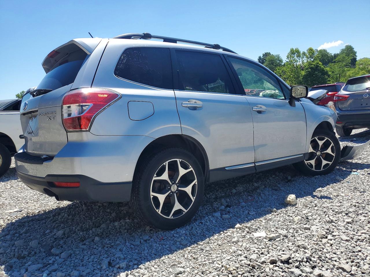 2015 Subaru Forester 2.0xt Touring Silver vin: JF2SJGUC5FH406497
