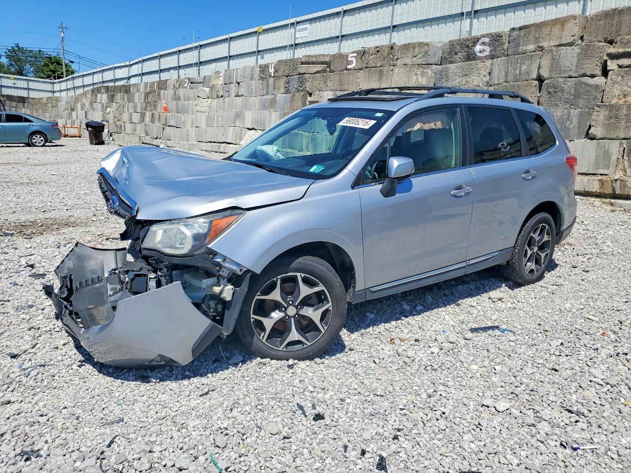 2015 Subaru Forester 2.0xt Touring Silver vin: JF2SJGUC5FH406497
