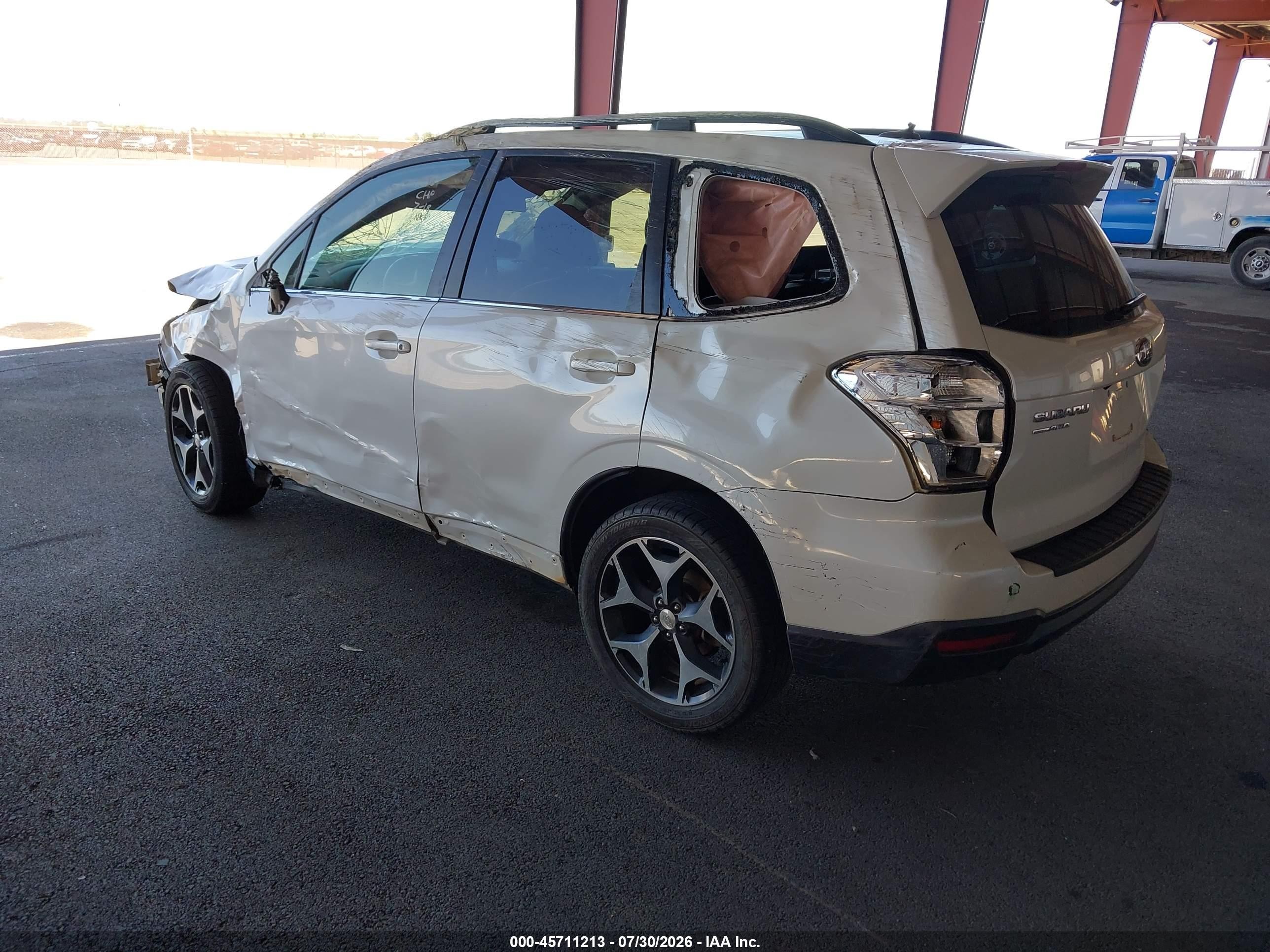 2015 Subaru Forester 2.0xt Touring White vin: JF2SJGUC5FH527644