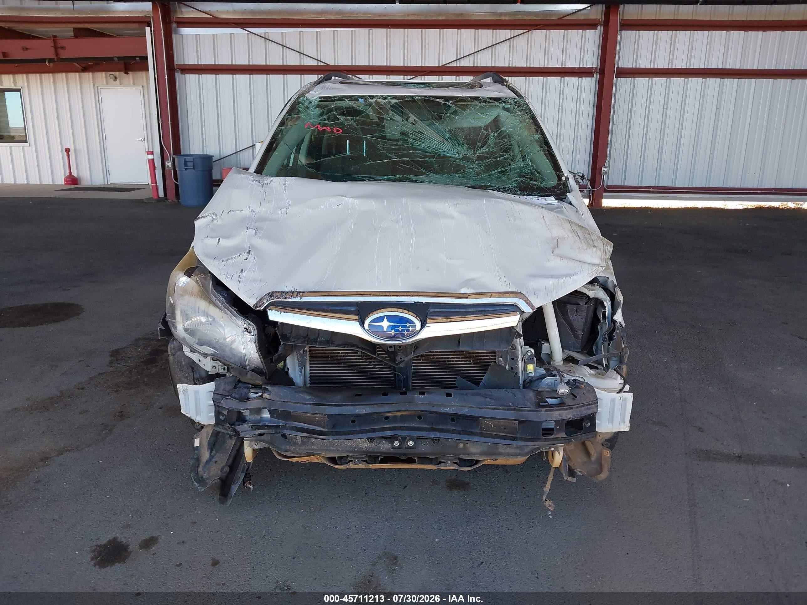 2015 Subaru Forester 2.0xt Touring White vin: JF2SJGUC5FH527644