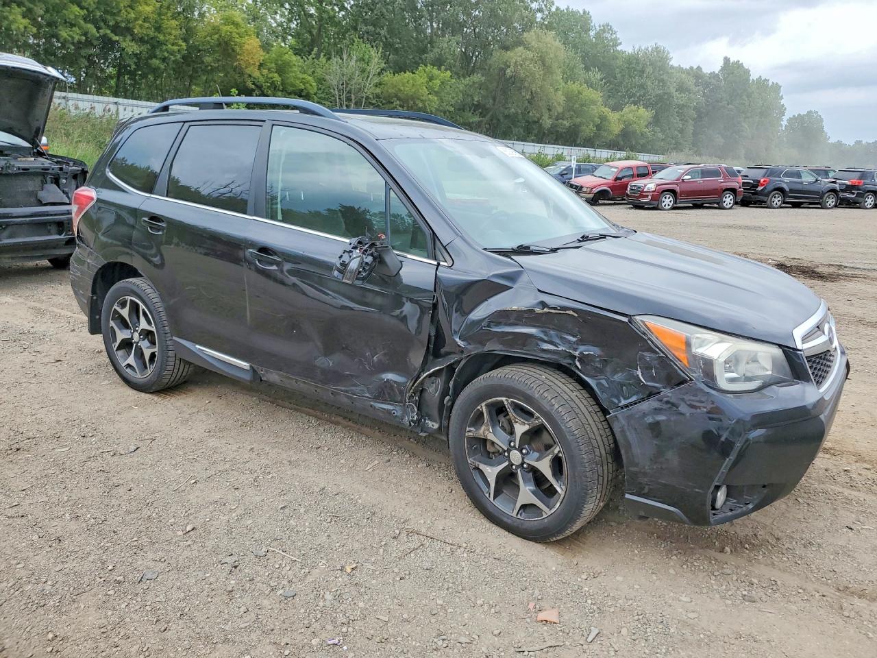 2015 Subaru Forester 2.0xt Touring Black vin: JF2SJGUC7FH421602