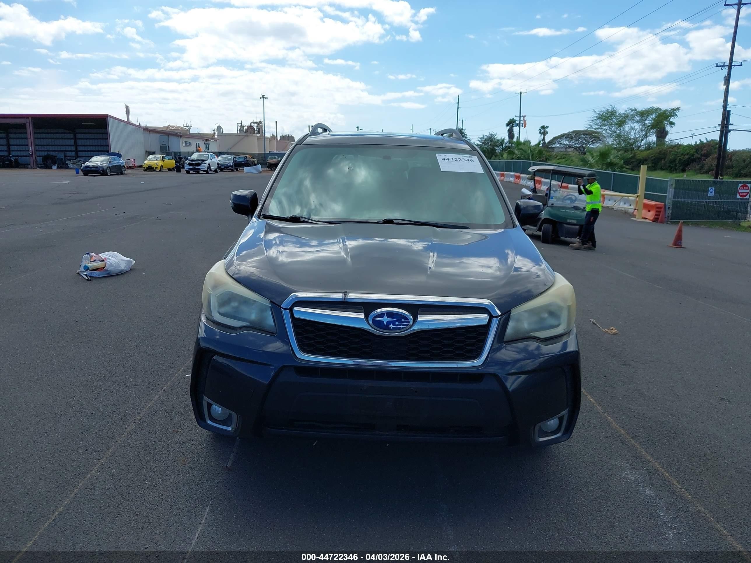 2015 Subaru Forester 2.0xt Touring Серый vin: JF2SJGUC7FH435970