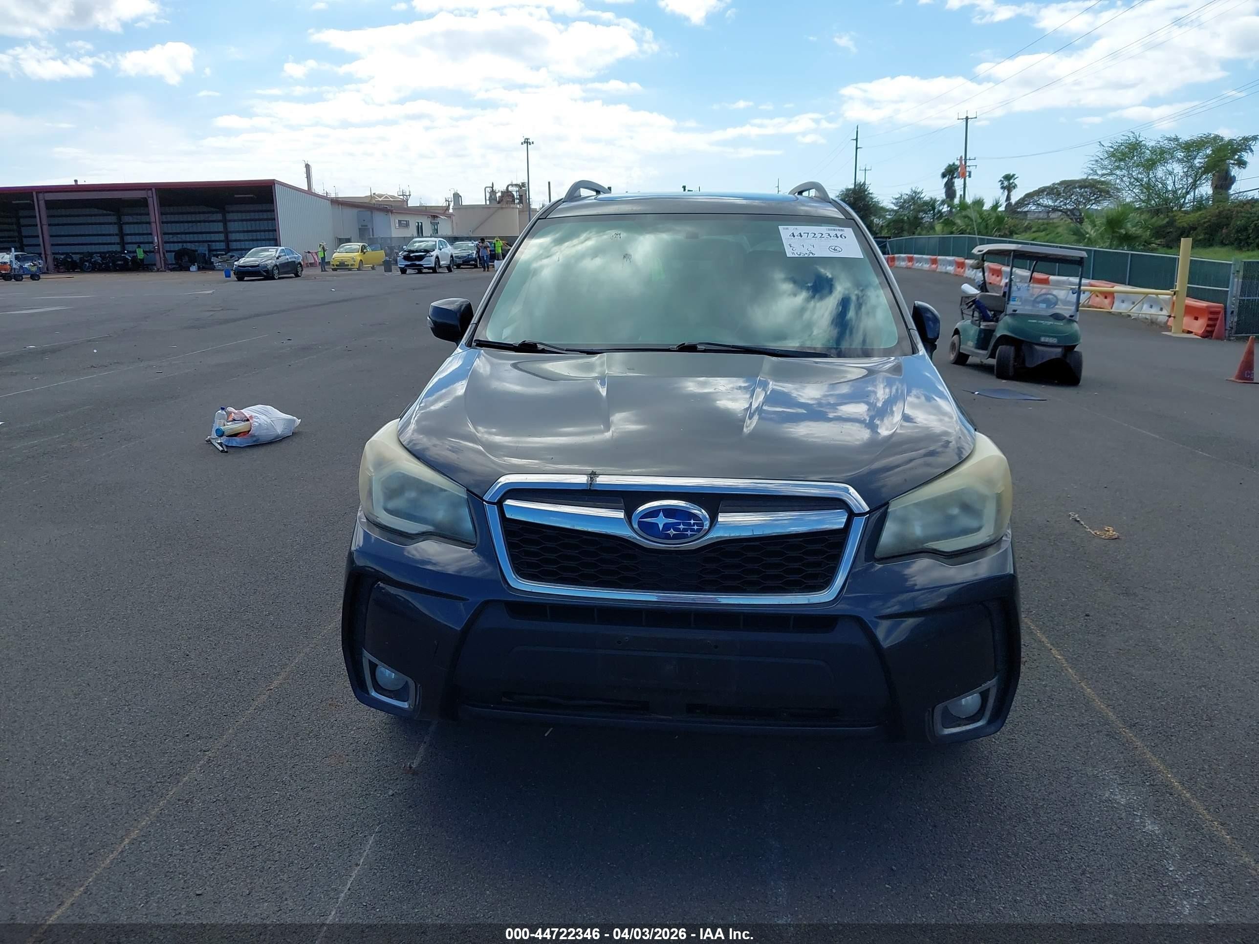 2015 Subaru Forester 2.0xt Touring Серый vin: JF2SJGUC7FH435970