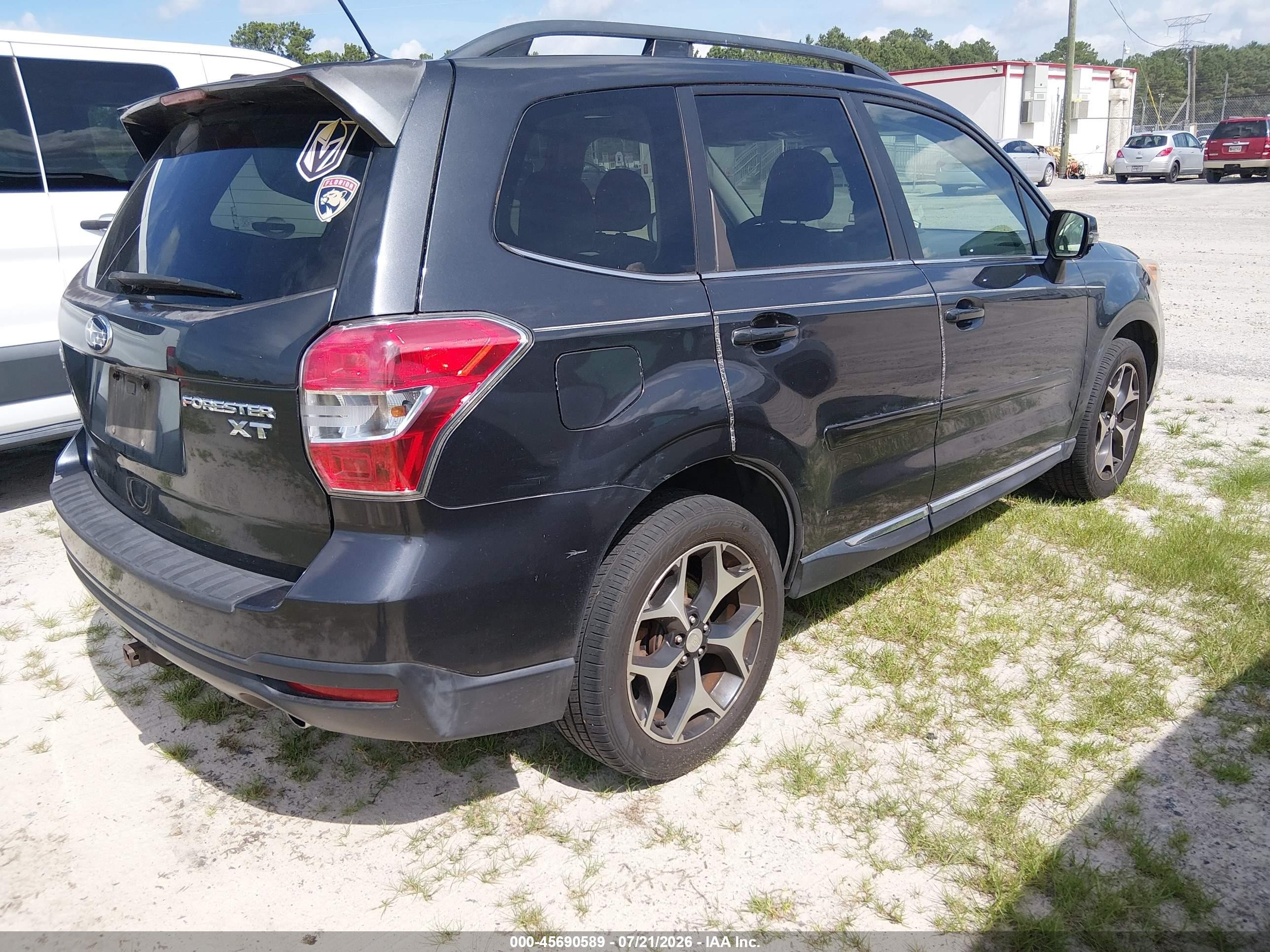 2015 Subaru Forester 2.0xt Touring Dark Blue vin: JF2SJGUC8FH400791