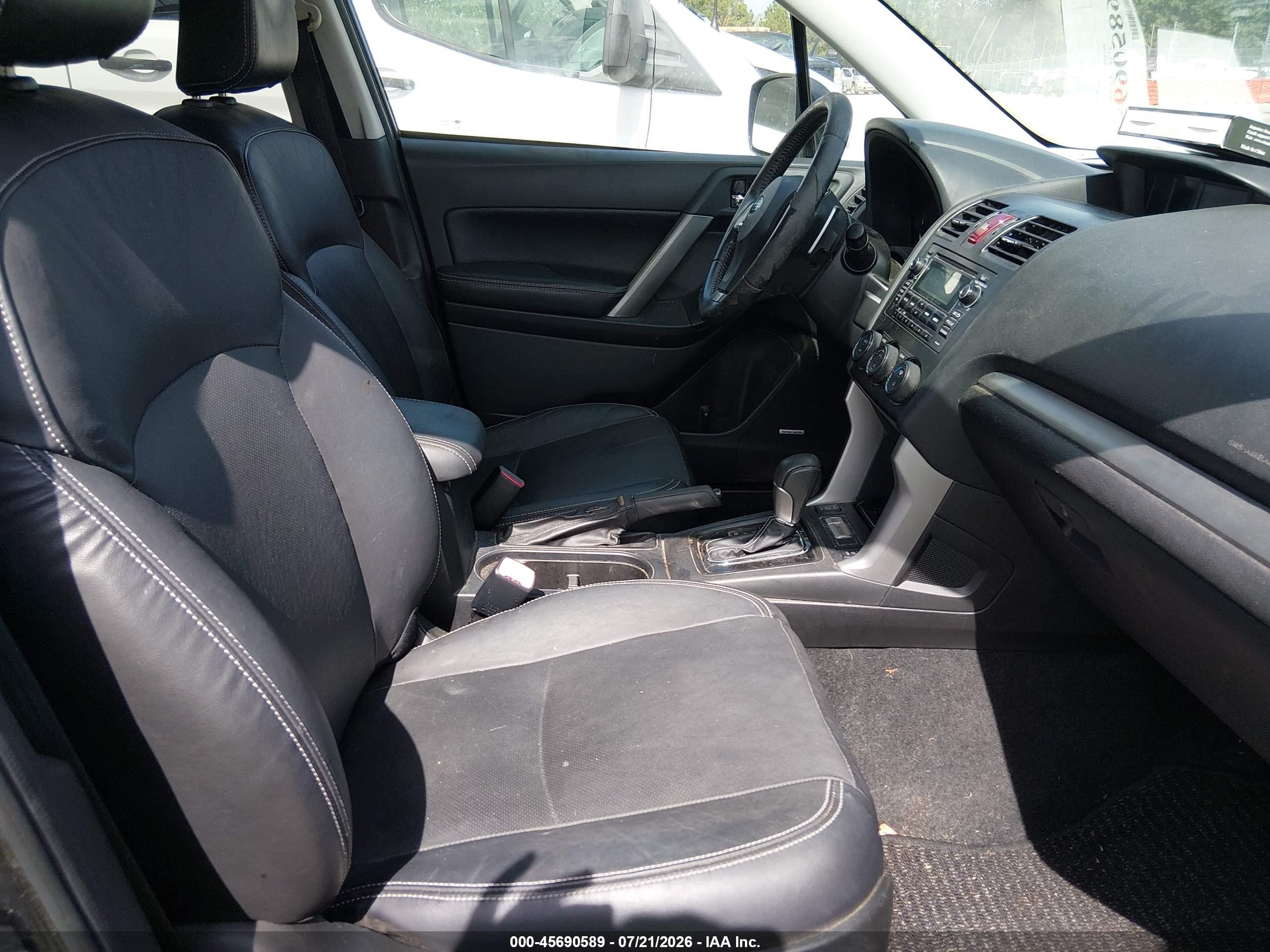 2015 Subaru Forester 2.0xt Touring Dark Blue vin: JF2SJGUC8FH400791