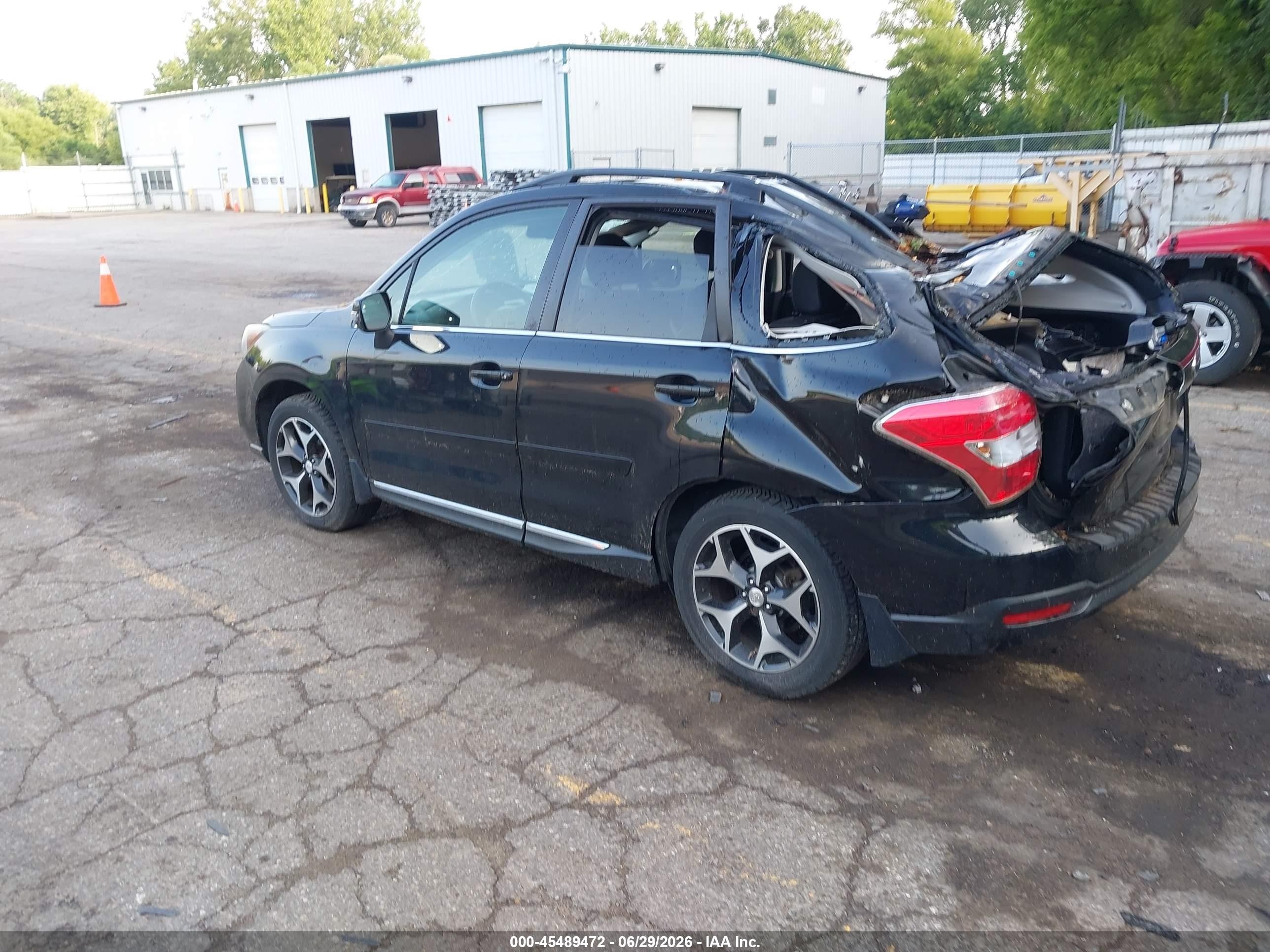 2015 Subaru Forester 2.0xt Touring Black vin: JF2SJGUC8FH402203