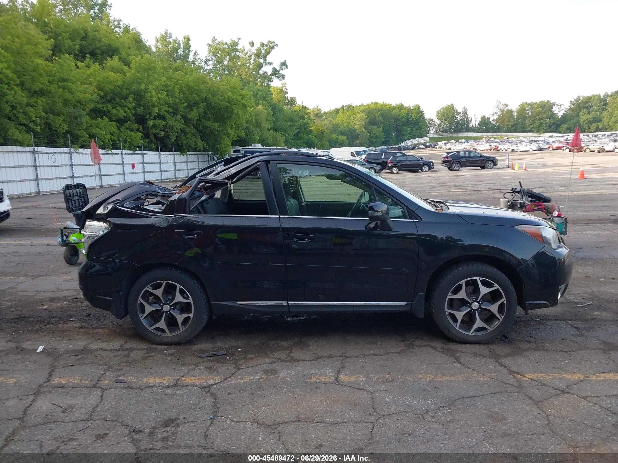 2015 Subaru Forester 2.0xt Touring Black vin: JF2SJGUC8FH402203
