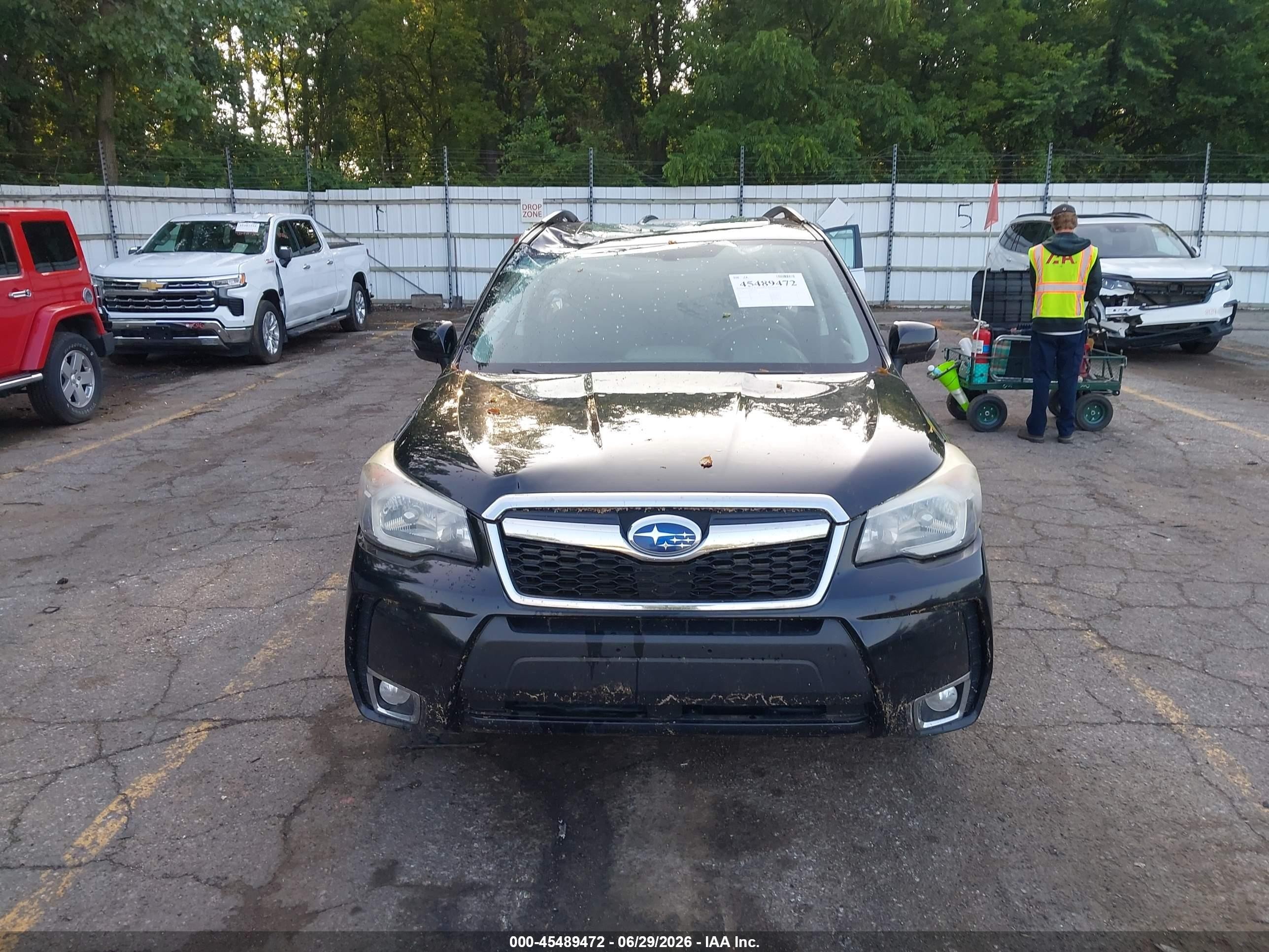 2015 Subaru Forester 2.0xt Touring Black vin: JF2SJGUC8FH402203