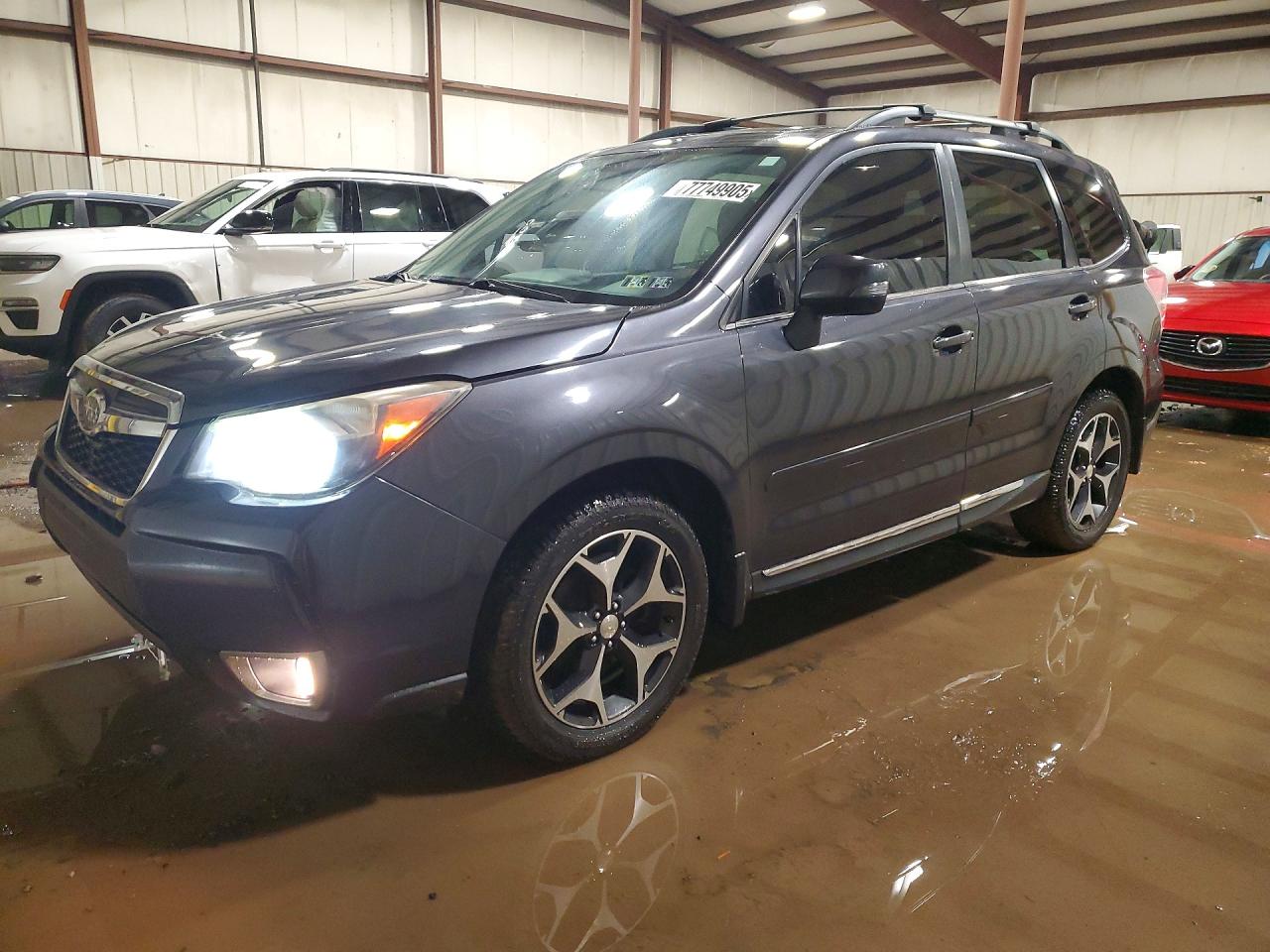 2015 Subaru Forester 2.0xt Touring Gray vin: JF2SJGUCXFH423974