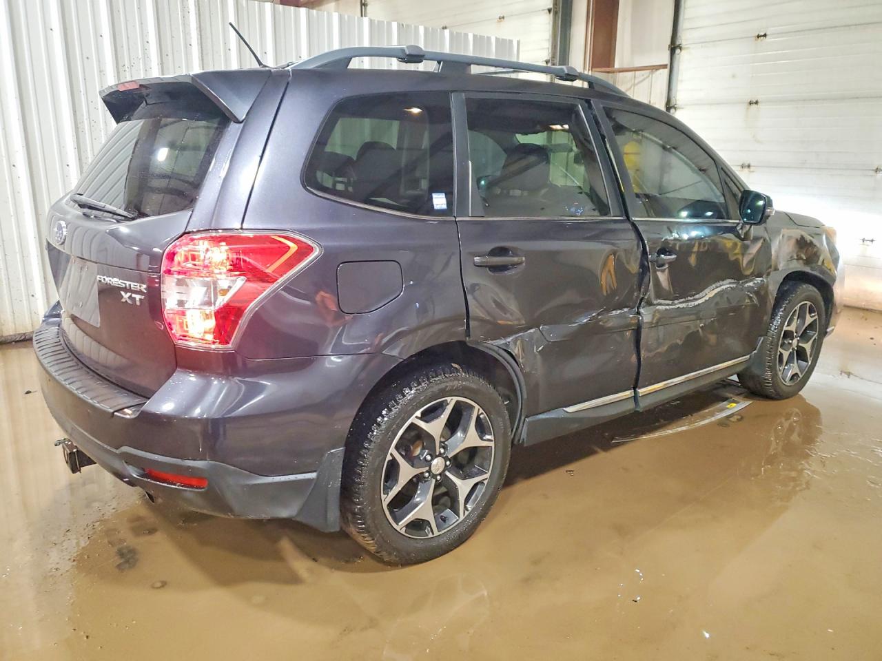 2015 Subaru Forester 2.0xt Touring Gray vin: JF2SJGUCXFH423974