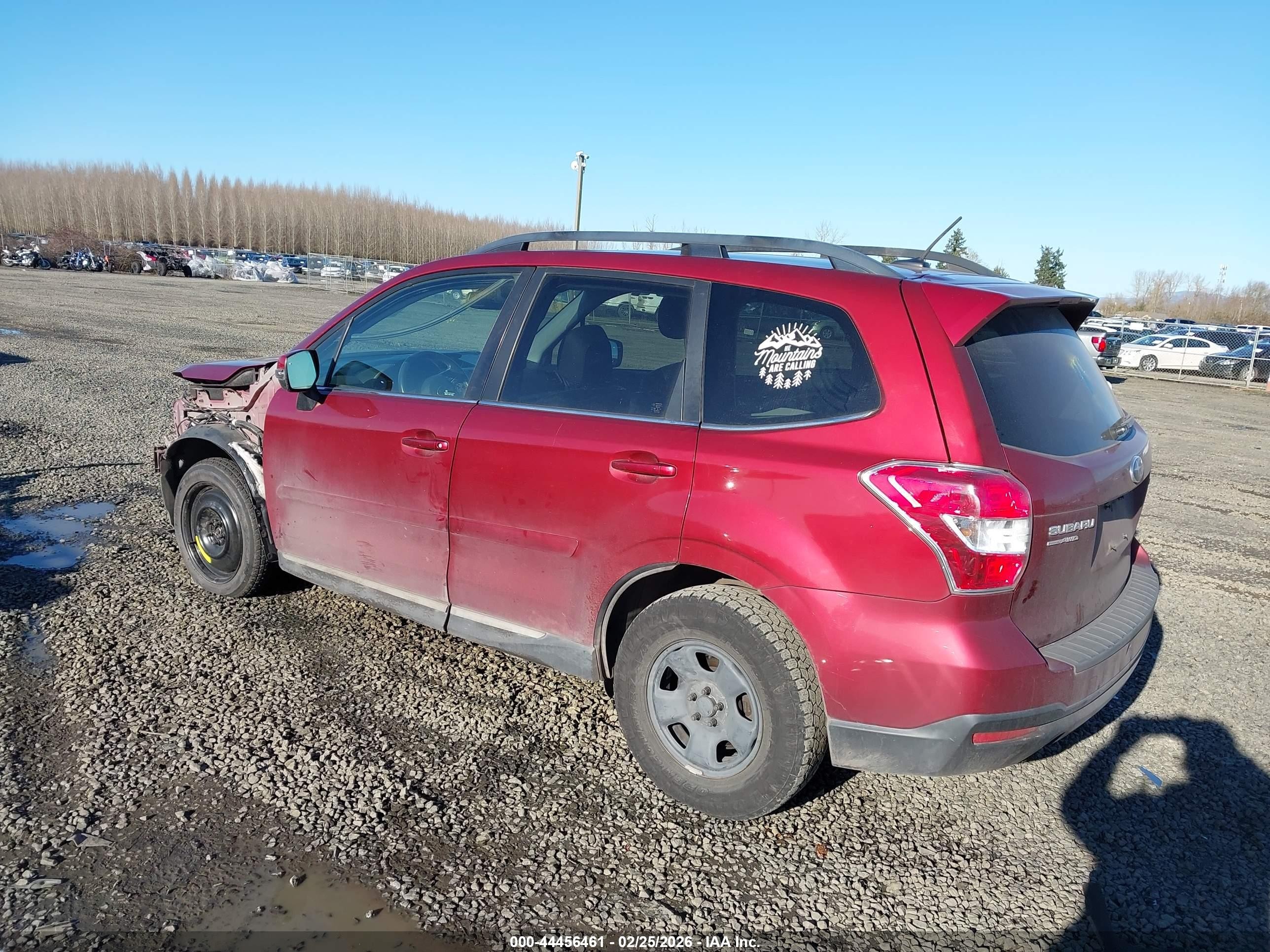 2015 Subaru Forester 2.0xt Touring Красный vin: JF2SJGUCXFH582185
