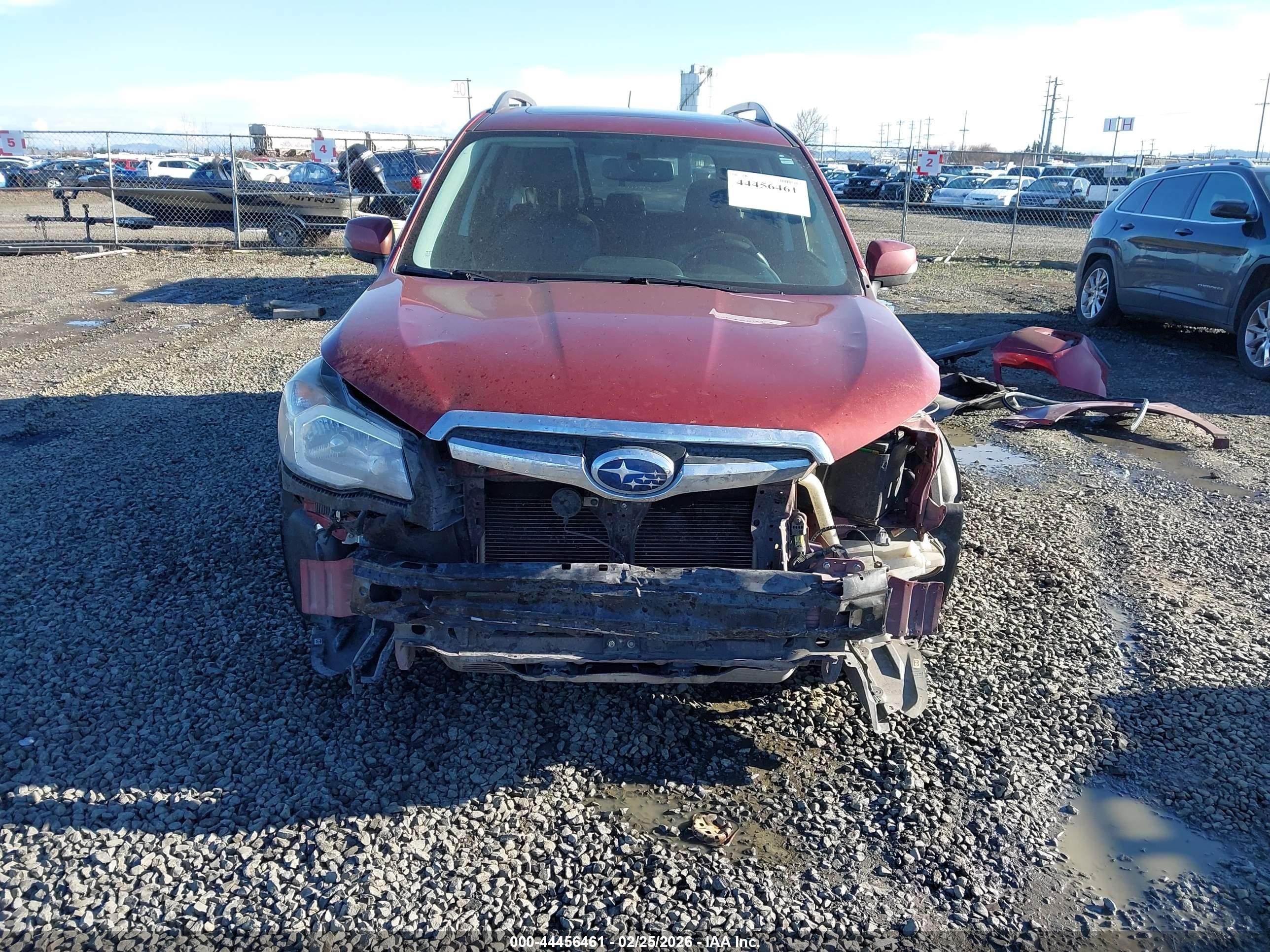 2015 Subaru Forester 2.0xt Touring Красный vin: JF2SJGUCXFH582185