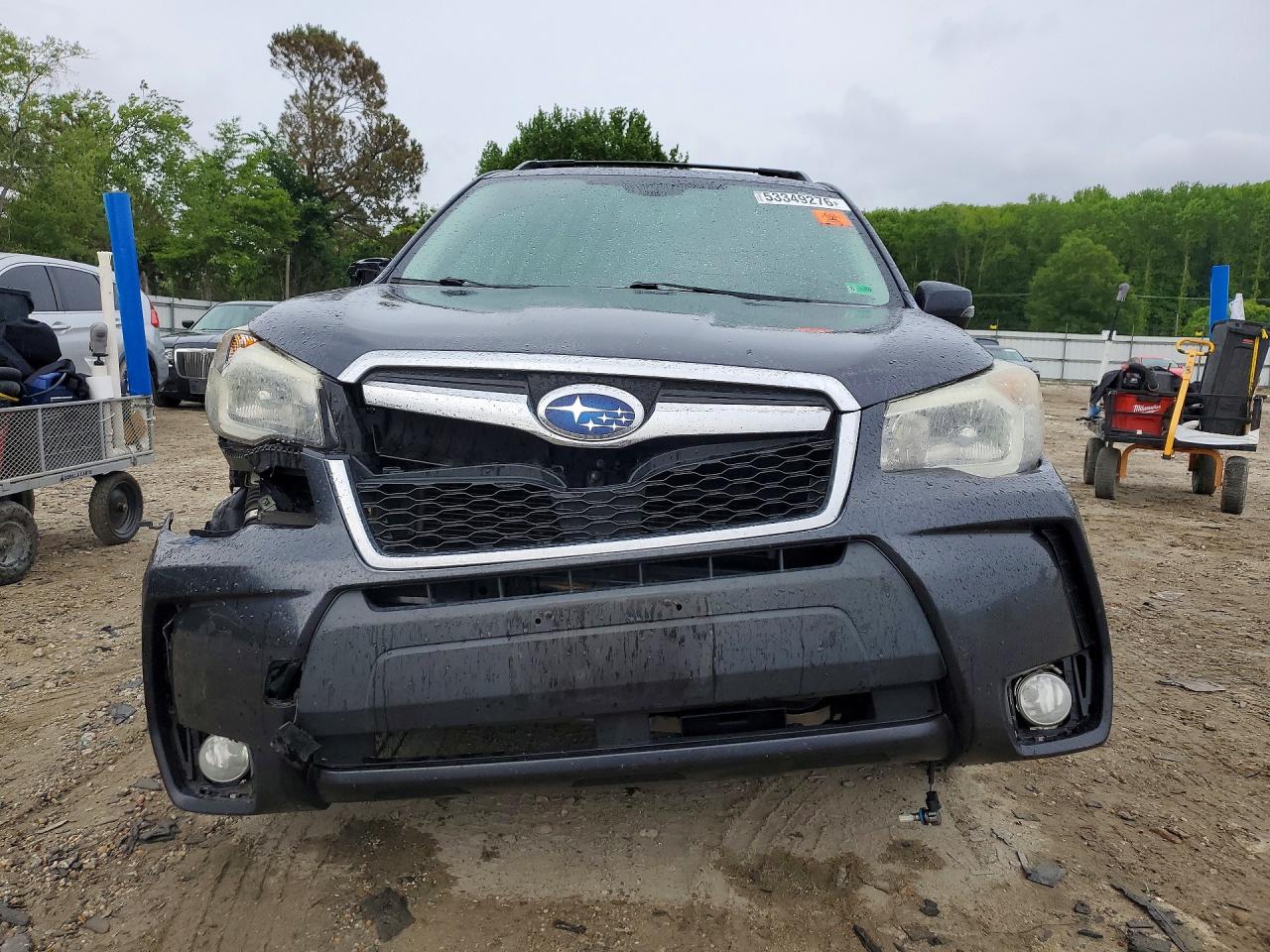 2015 Subaru Forester 2.0xt Touring Угольный vin: JF2SJGWC0FH468080
