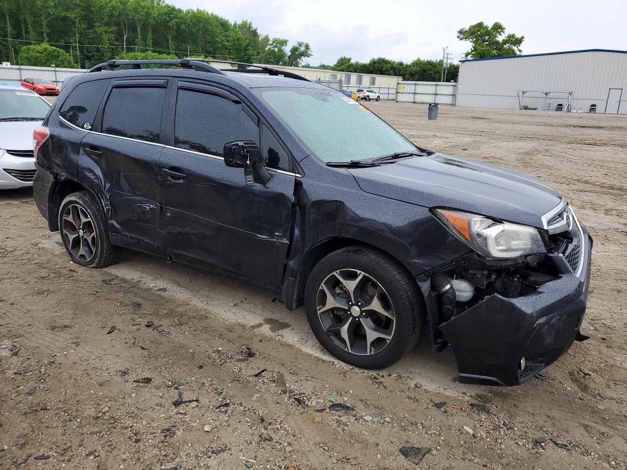 2015 Subaru Forester 2.0xt Touring Угольный vin: JF2SJGWC0FH468080