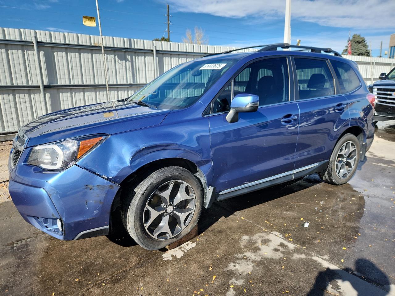 2015 Subaru Forester 2.0xt Touring Blue vin: JF2SJGWC0FH830652