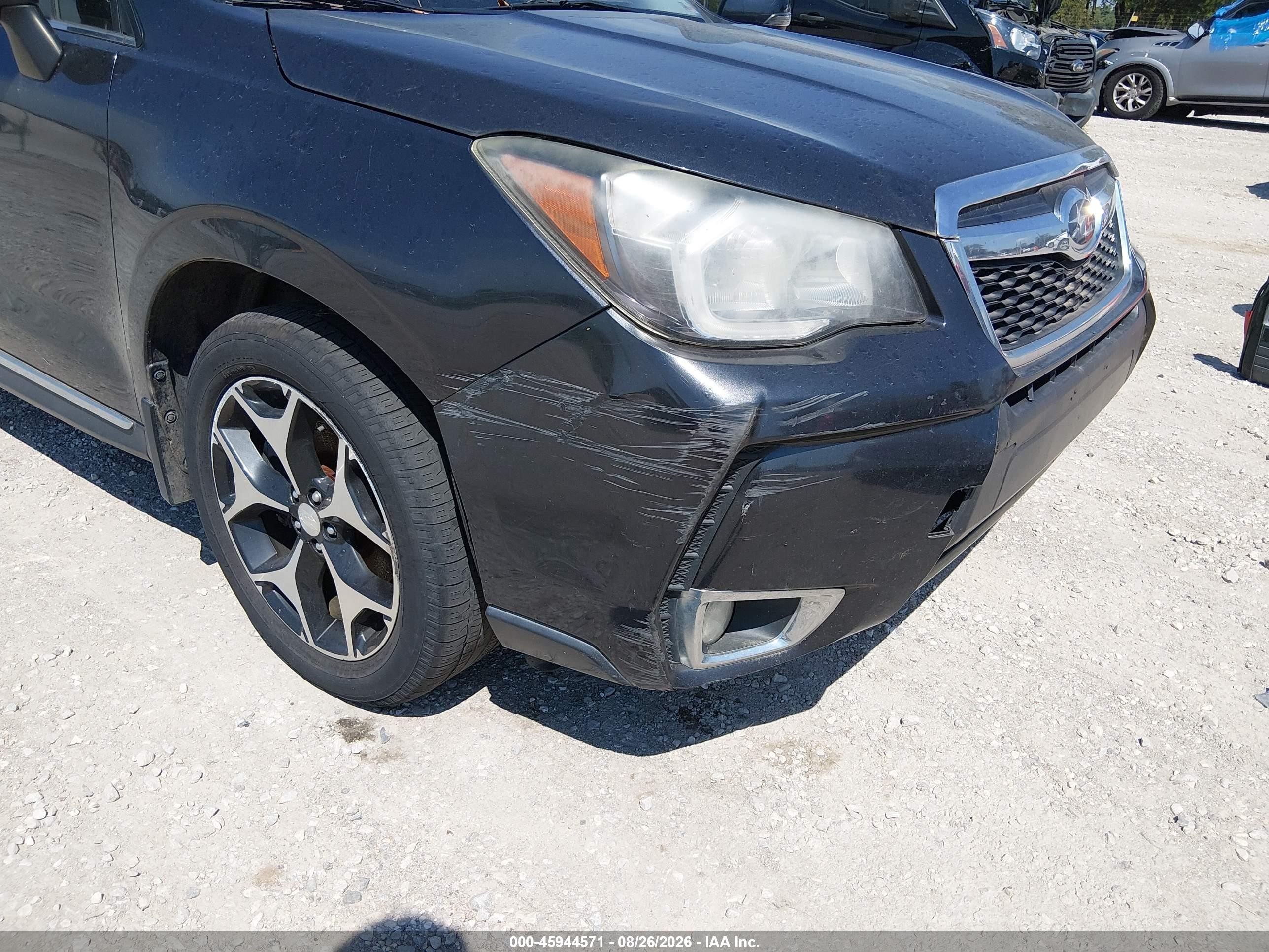 2015 Subaru Forester 2.0xt Touring Black vin: JF2SJGWC2FH490274