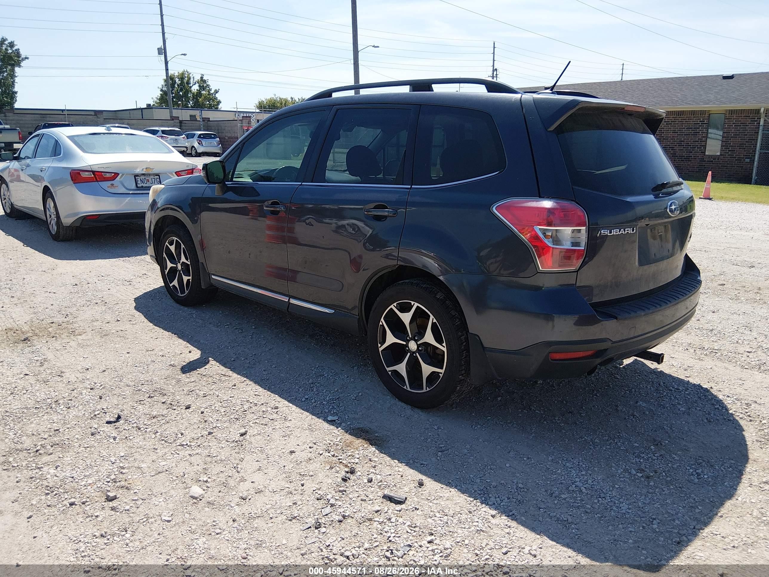 2015 Subaru Forester 2.0xt Touring Black vin: JF2SJGWC2FH490274