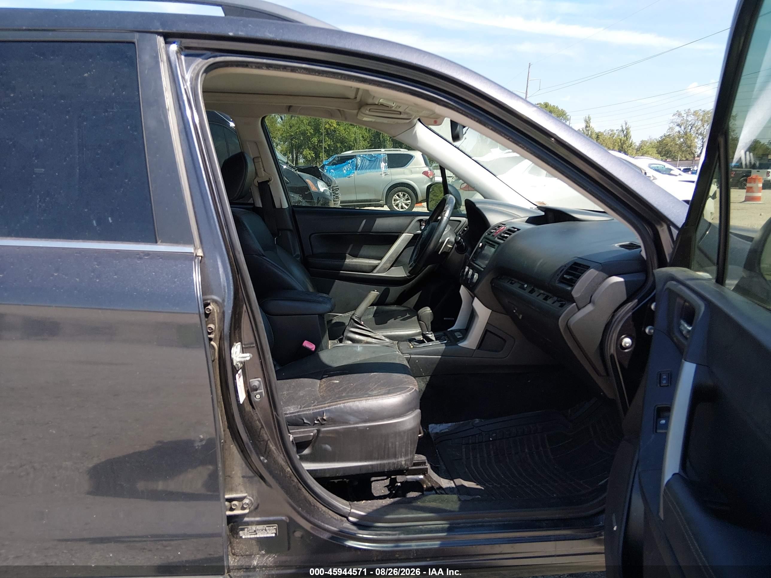 2015 Subaru Forester 2.0xt Touring Black vin: JF2SJGWC2FH490274