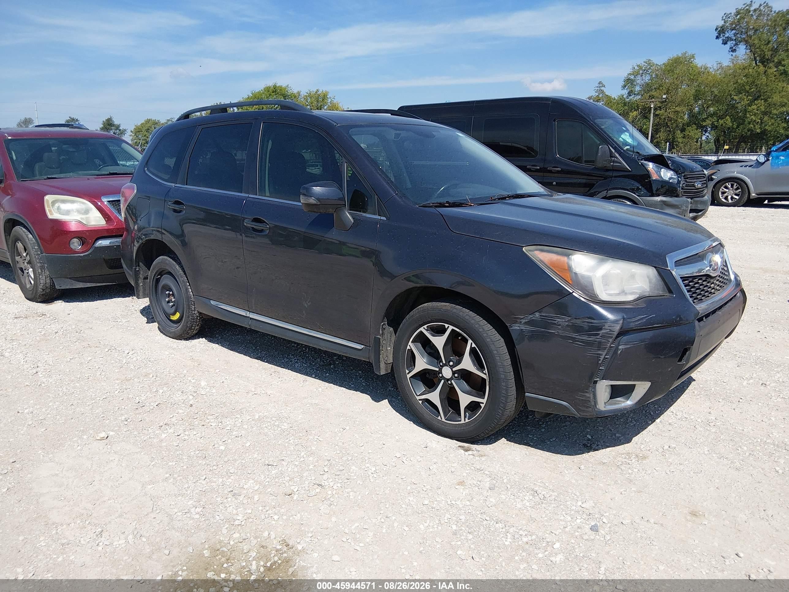 2015 Subaru Forester 2.0xt Touring Black vin: JF2SJGWC2FH490274