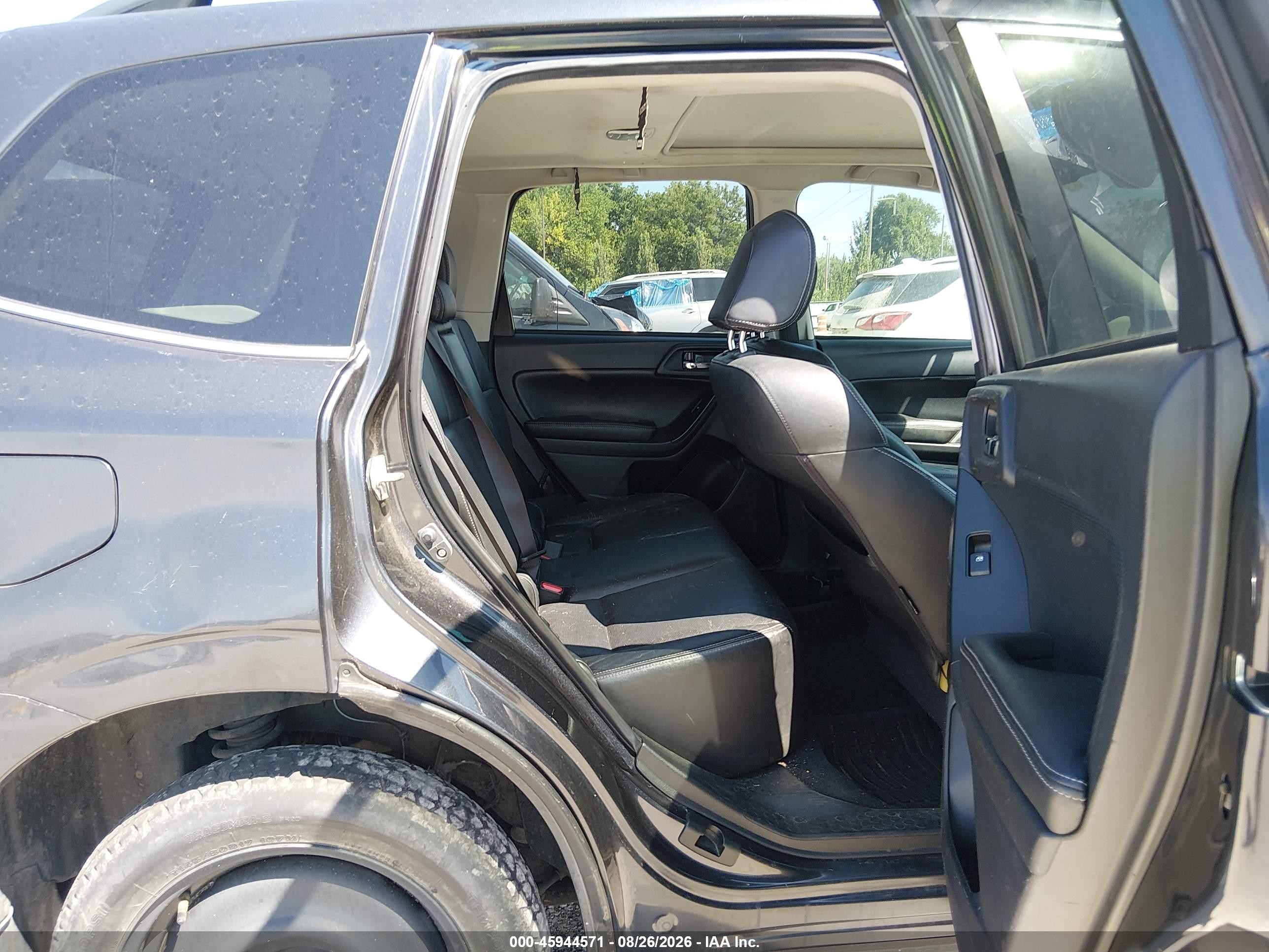 2015 Subaru Forester 2.0xt Touring Black vin: JF2SJGWC2FH490274