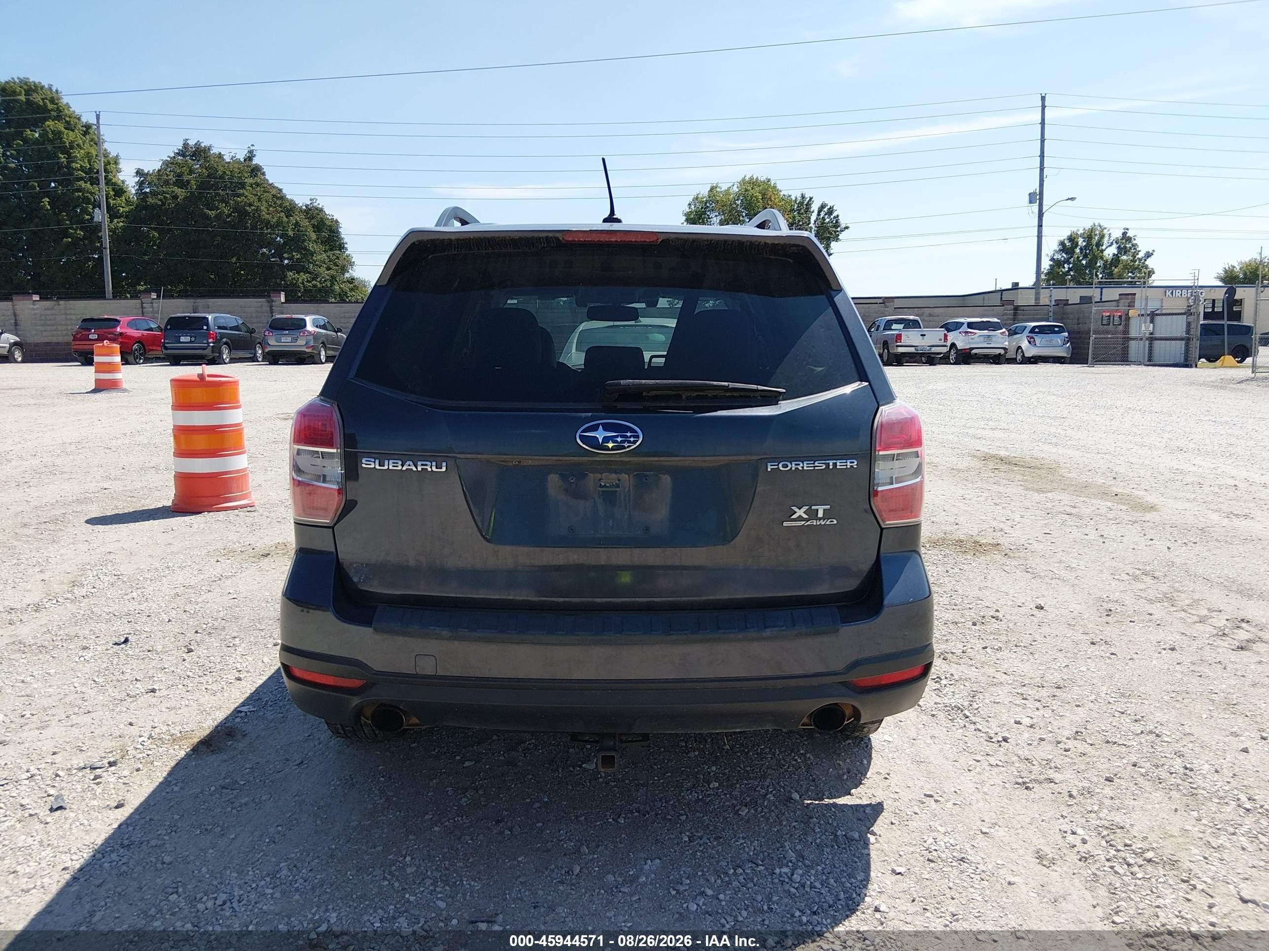 2015 Subaru Forester 2.0xt Touring Black vin: JF2SJGWC2FH490274