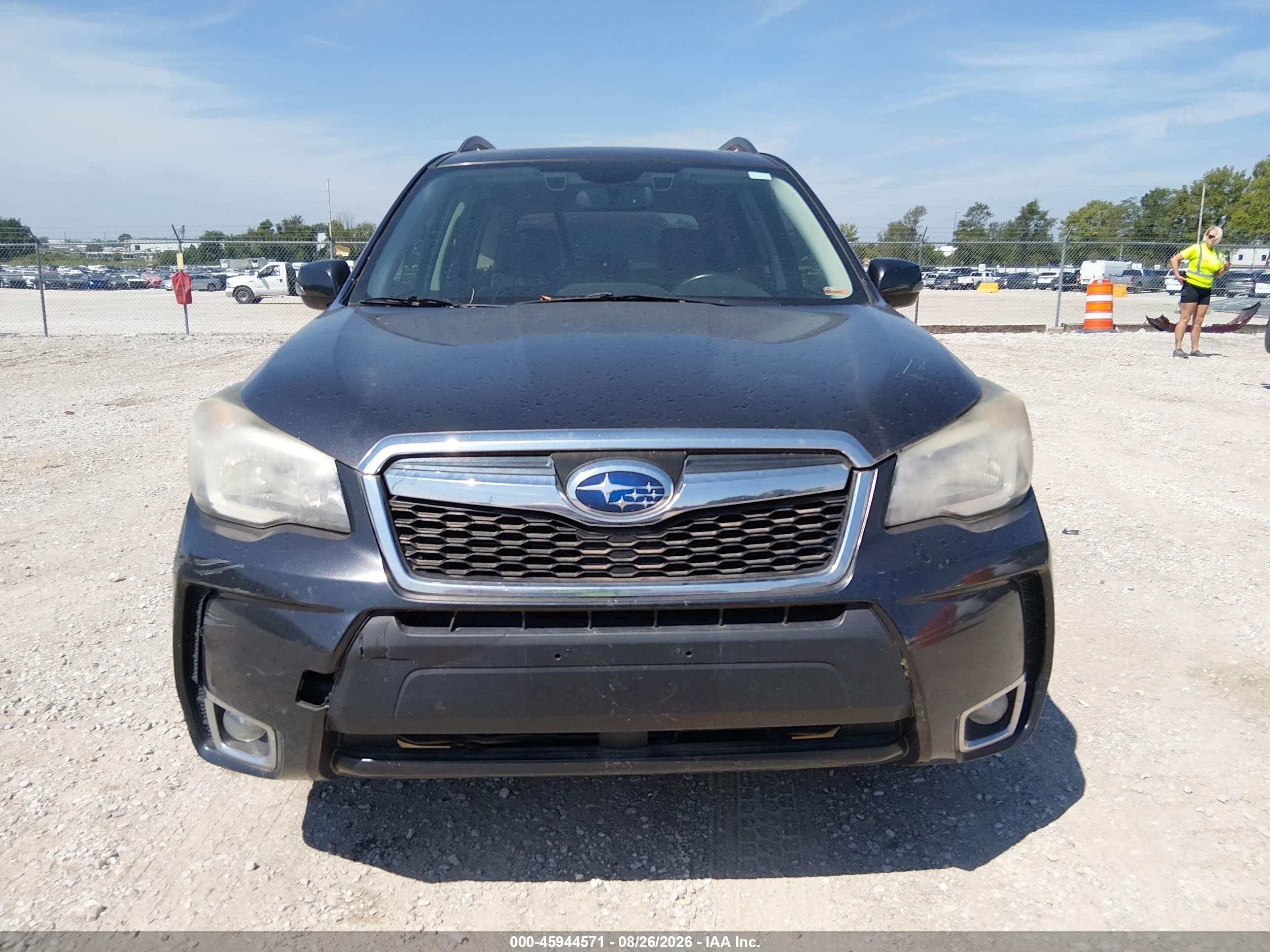 2015 Subaru Forester 2.0xt Touring Black vin: JF2SJGWC2FH490274