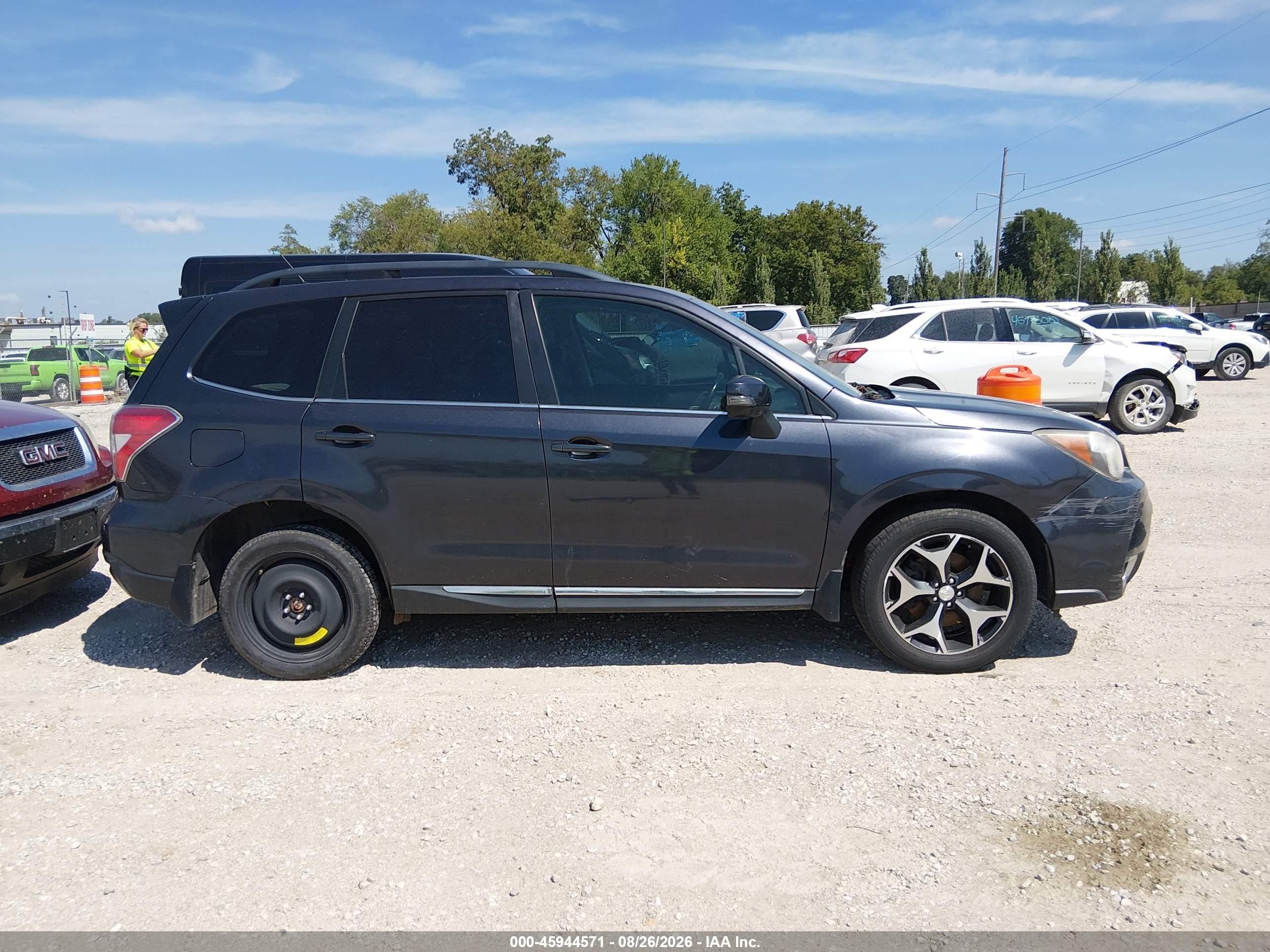 2015 Subaru Forester 2.0xt Touring Black vin: JF2SJGWC2FH490274