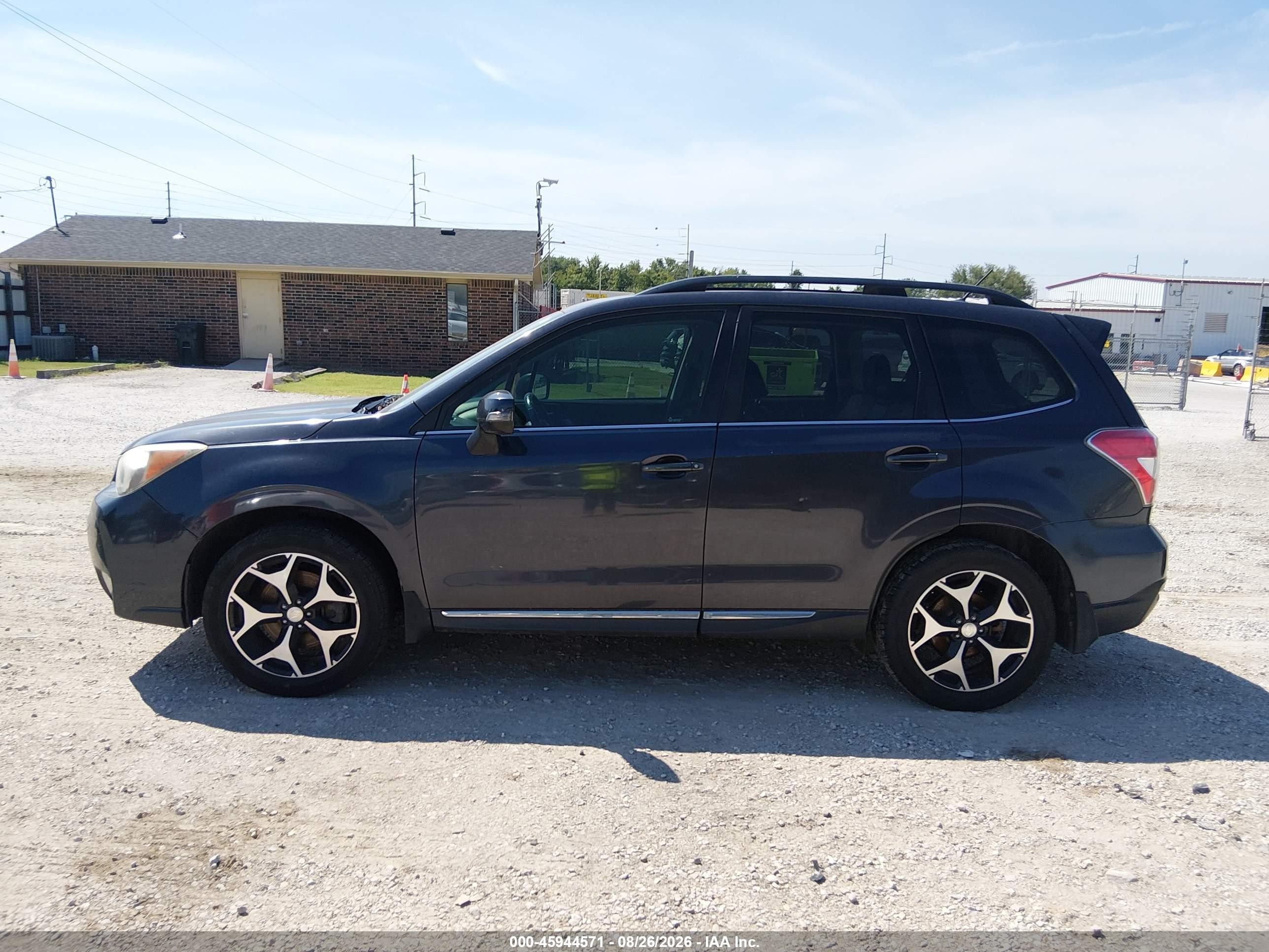 2015 Subaru Forester 2.0xt Touring Black vin: JF2SJGWC2FH490274