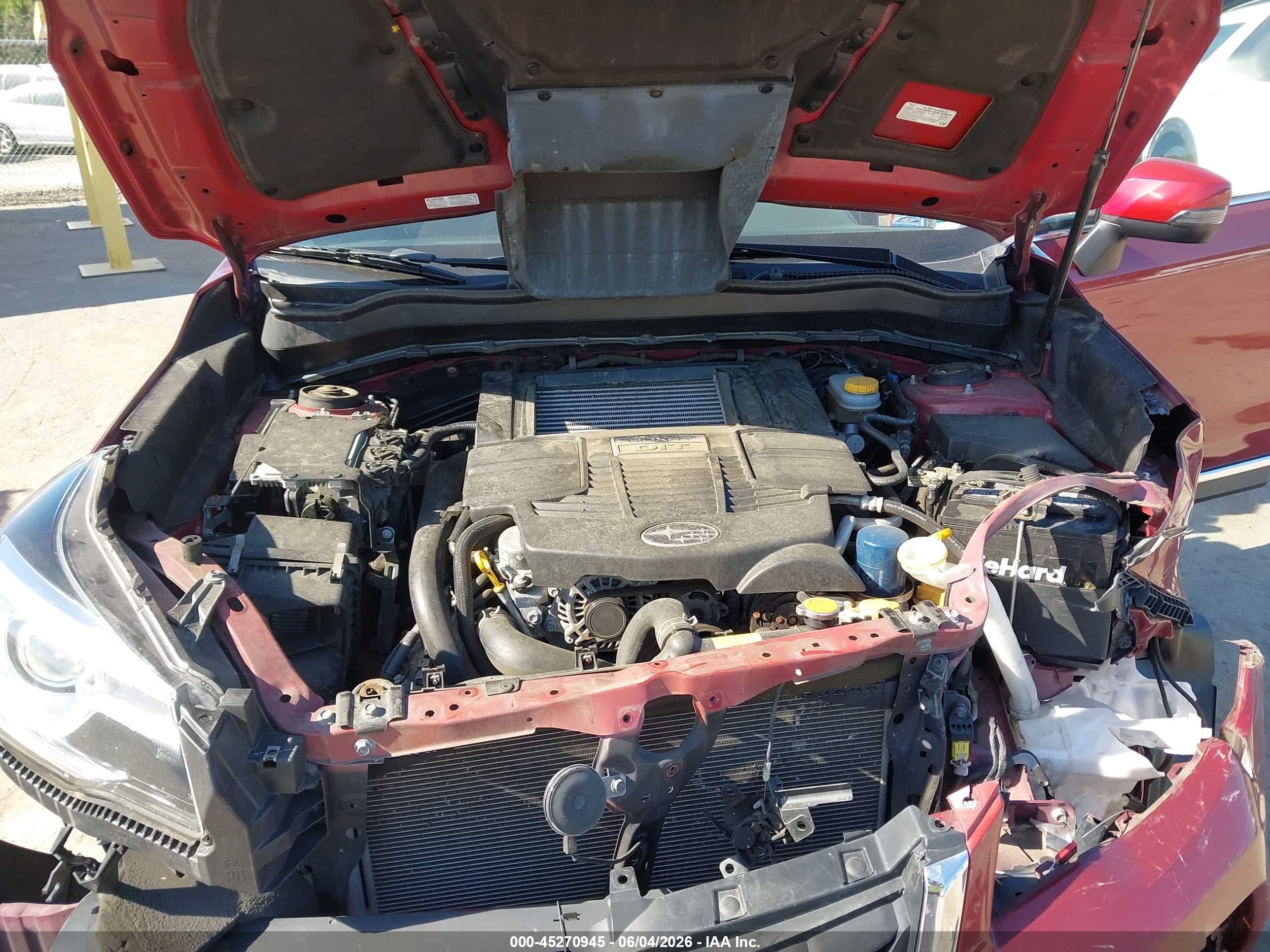 2017 Subaru Forester 2.0xt Touring Red vin: JF2SJGWC2HH576543