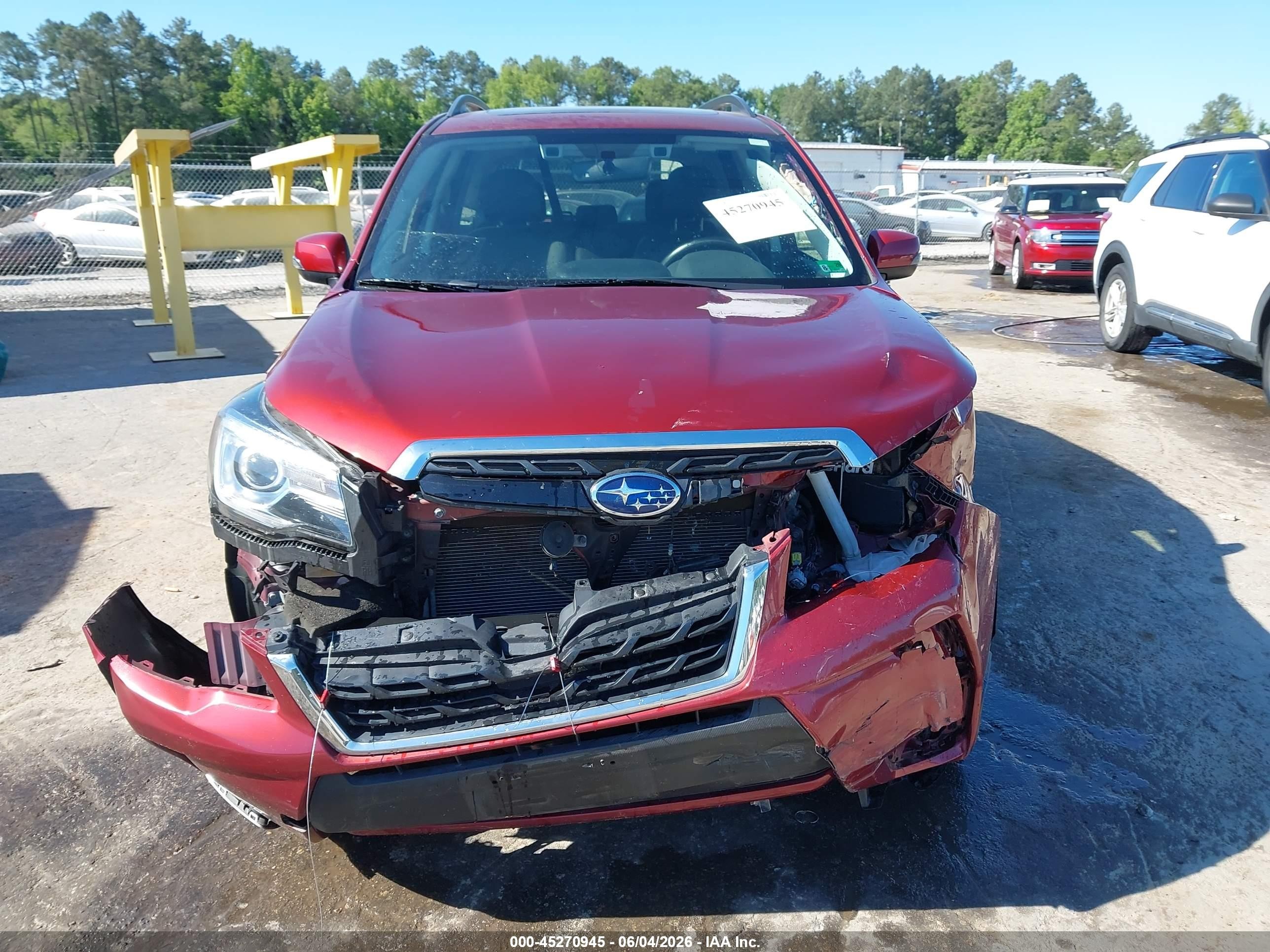 2017 Subaru Forester 2.0xt Touring Red vin: JF2SJGWC2HH576543