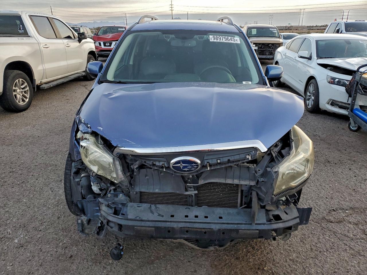 2015 Subaru Forester 2.0xt Touring Синий vin: JF2SJGWC3FH419858