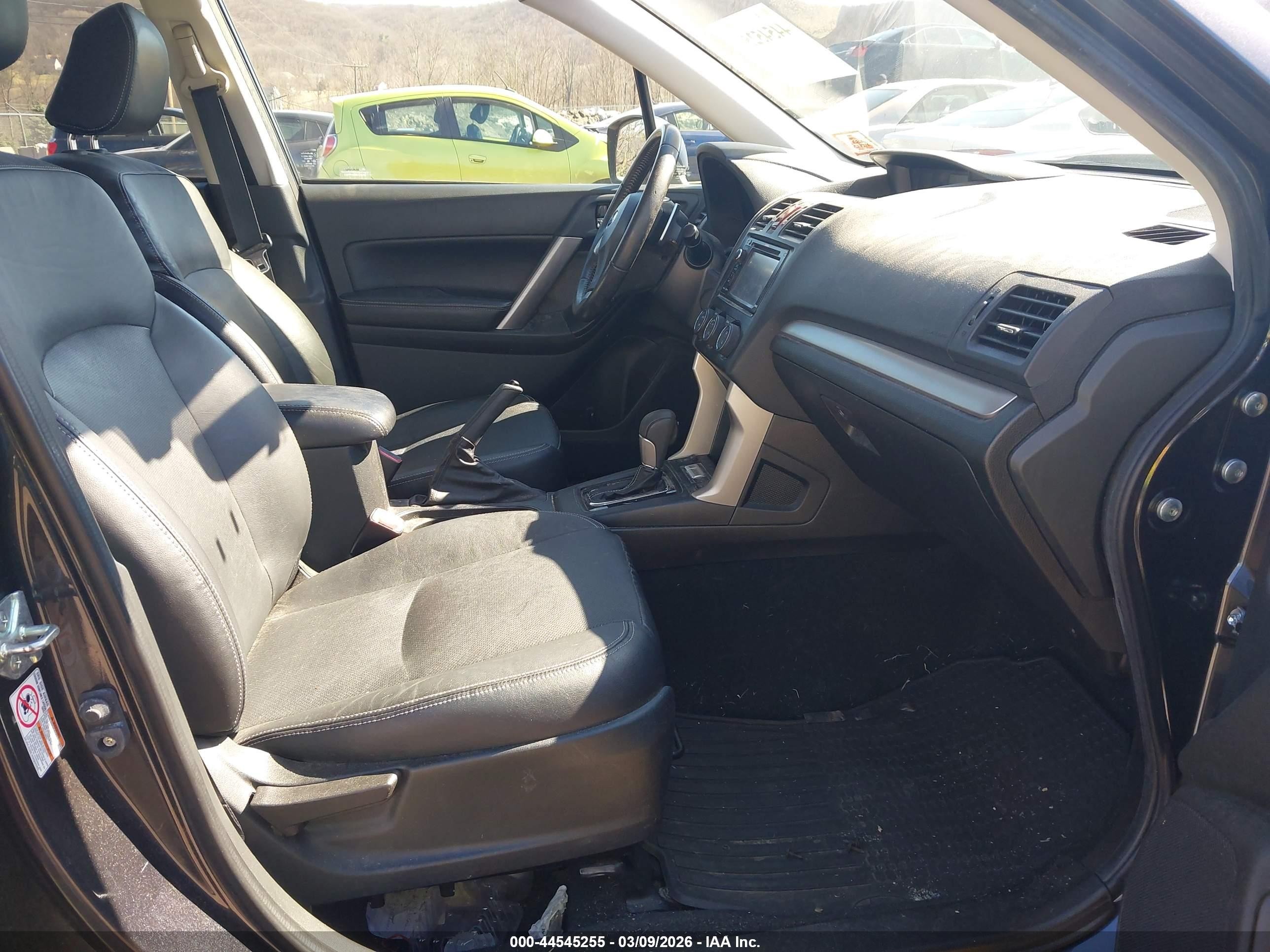 2015 Subaru Forester 2.0xt Touring Black vin: JF2SJGWC4FH459303