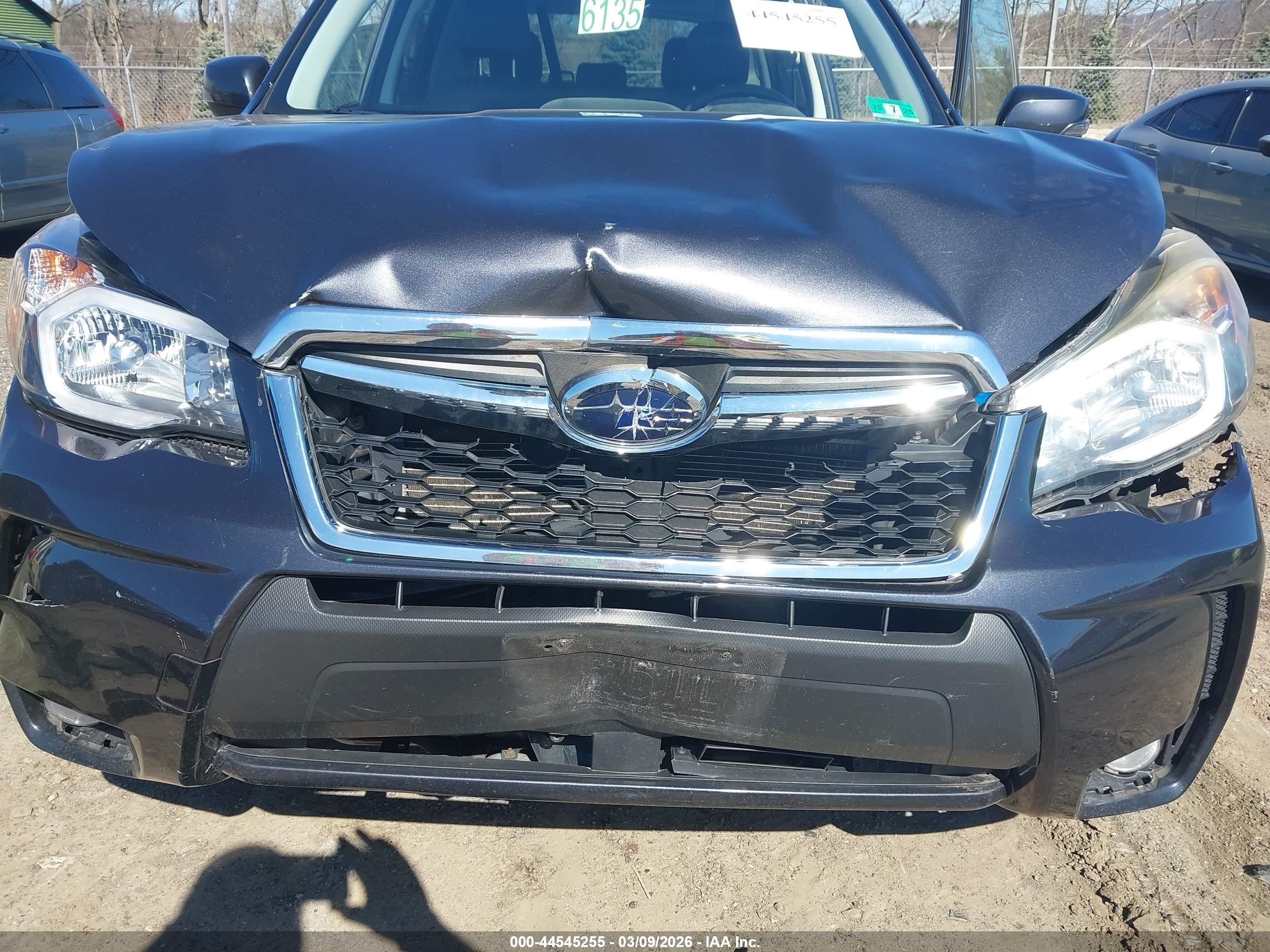 2015 Subaru Forester 2.0xt Touring Black vin: JF2SJGWC4FH459303