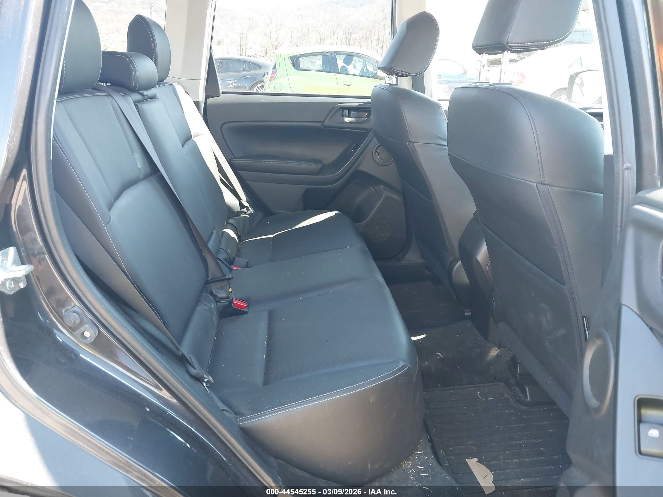 2015 Subaru Forester 2.0xt Touring Black vin: JF2SJGWC4FH459303