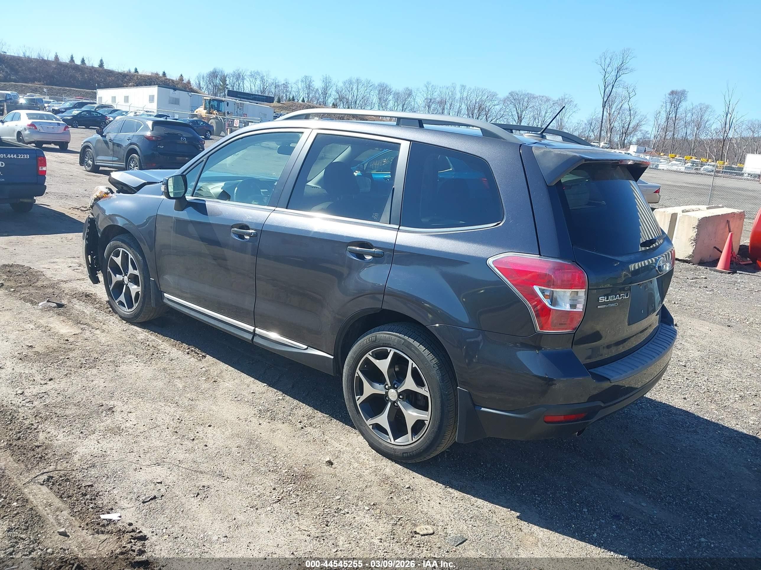 2015 Subaru Forester 2.0xt Touring Black vin: JF2SJGWC4FH459303