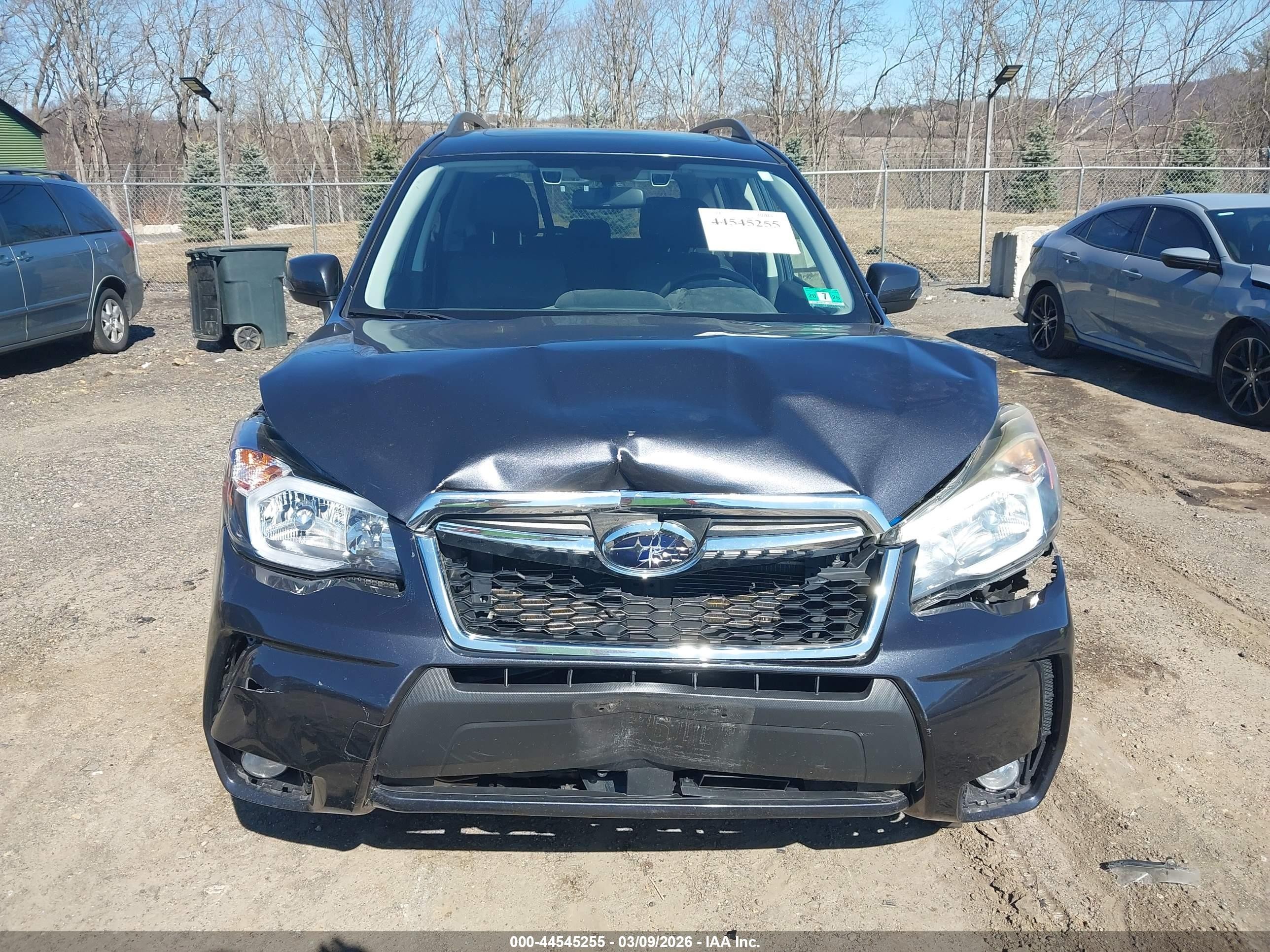 2015 Subaru Forester 2.0xt Touring Black vin: JF2SJGWC4FH459303
