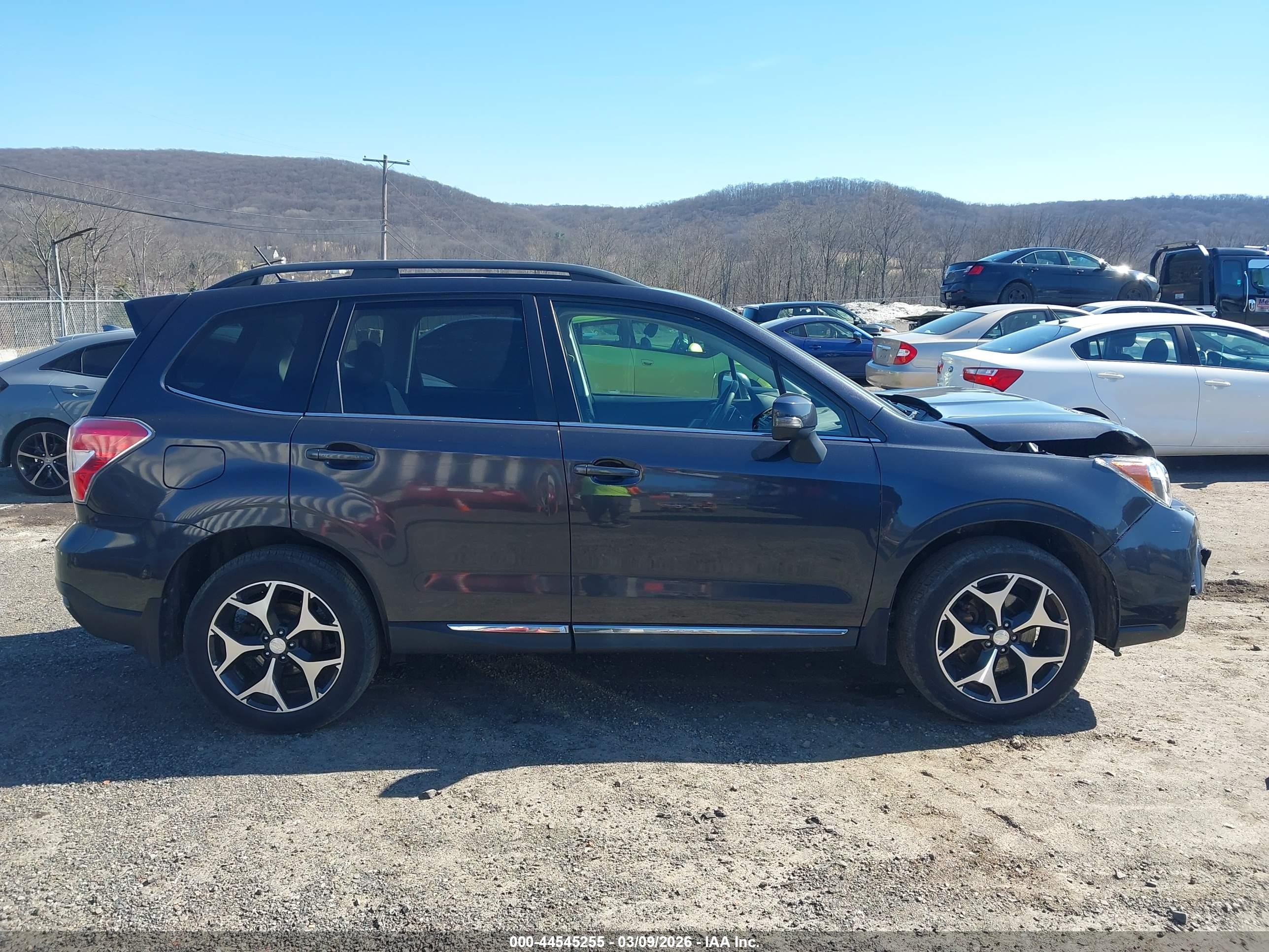 2015 Subaru Forester 2.0xt Touring Black vin: JF2SJGWC4FH459303