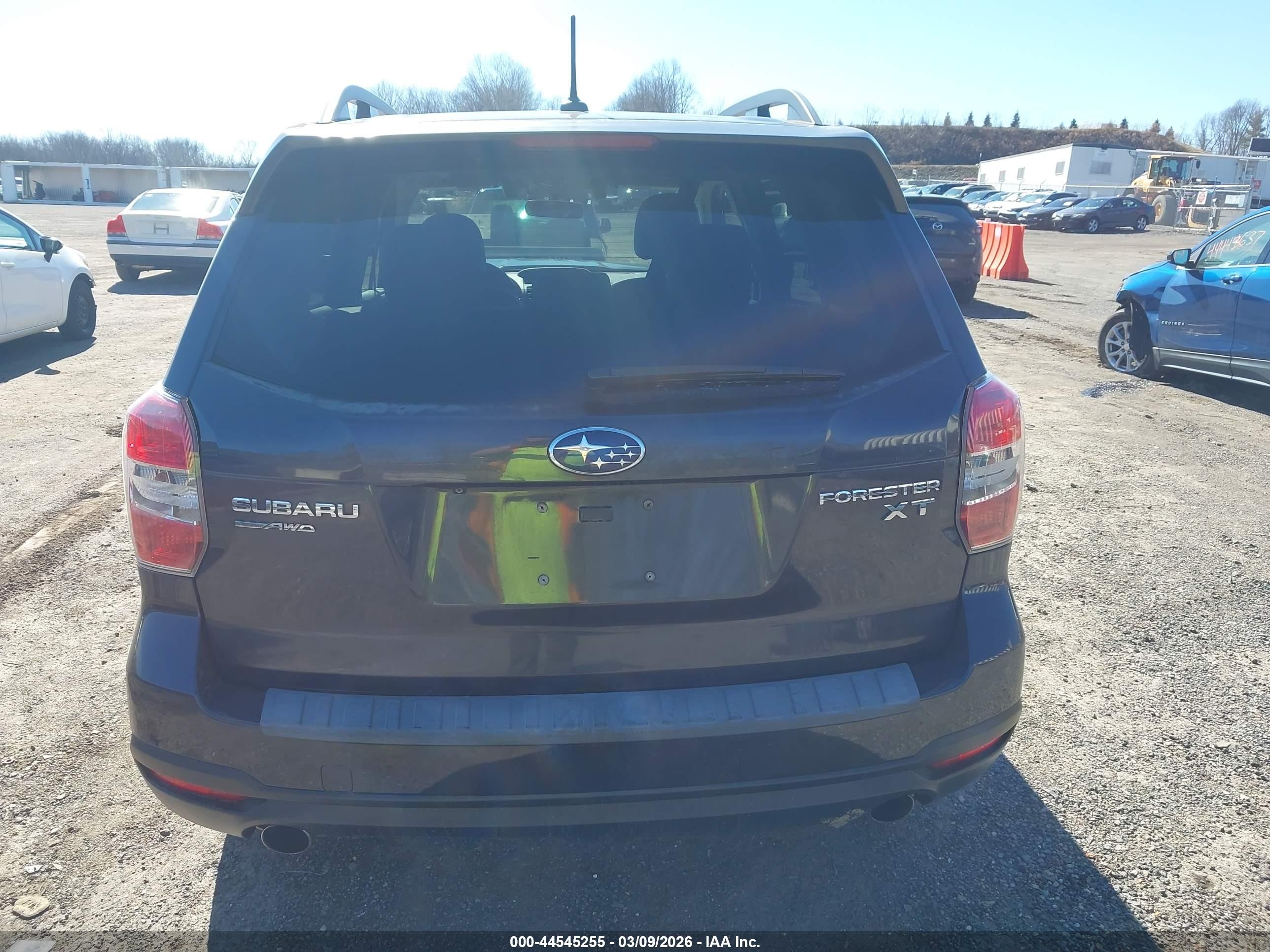 2015 Subaru Forester 2.0xt Touring Black vin: JF2SJGWC4FH459303