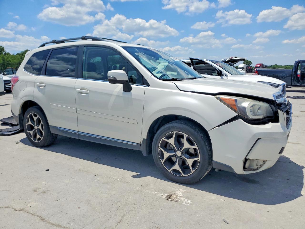 2015 Subaru Forester 2.0xt Touring White vin: JF2SJGWC4FH498649