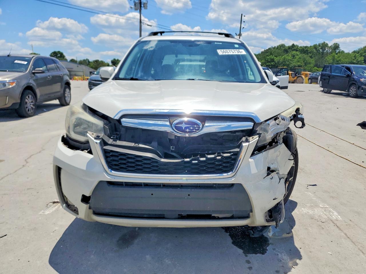 2015 Subaru Forester 2.0xt Touring White vin: JF2SJGWC4FH498649