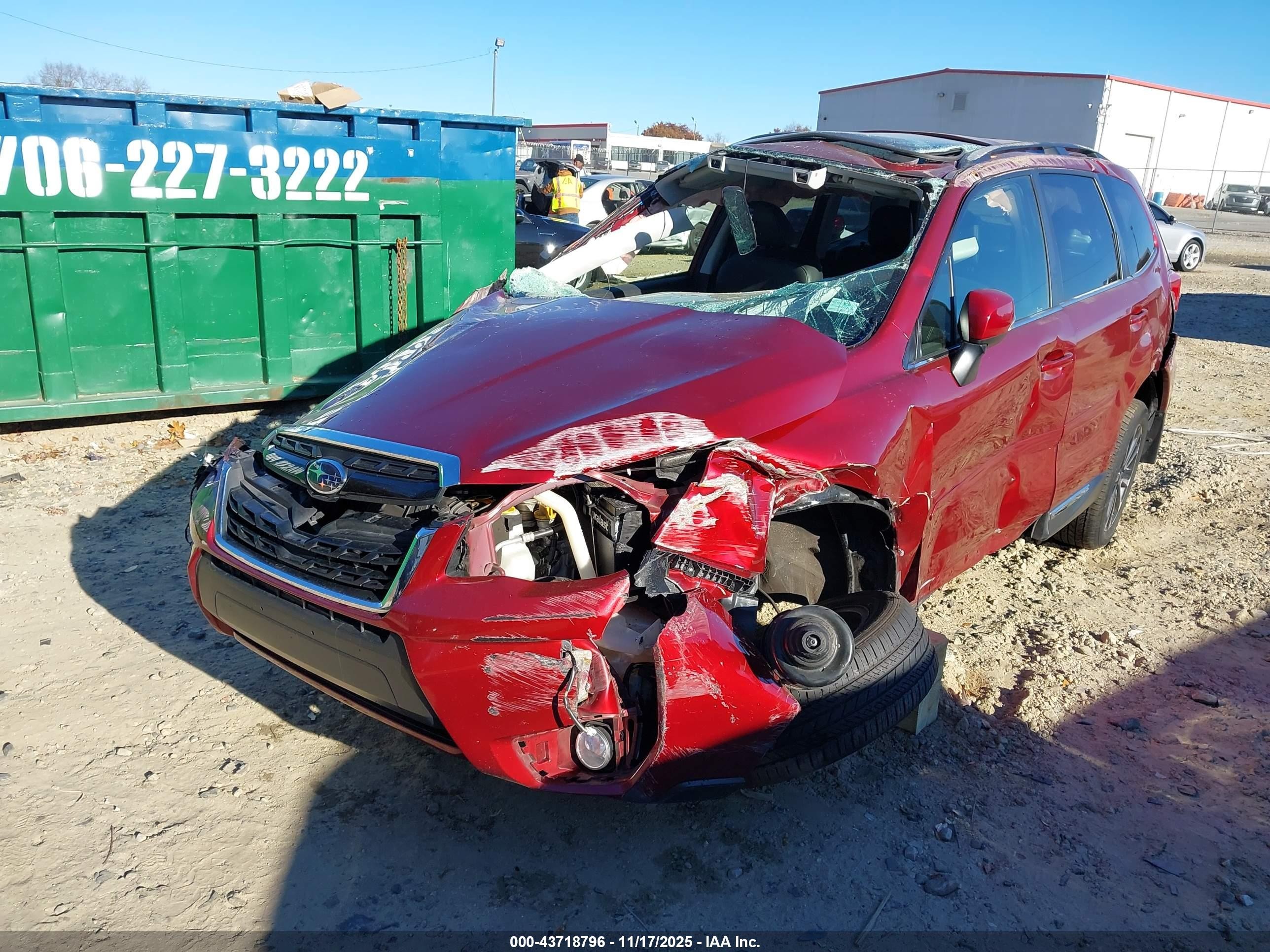 2018 Subaru Forester 2.0xt Touring Red vin: JF2SJGWC5JH473705