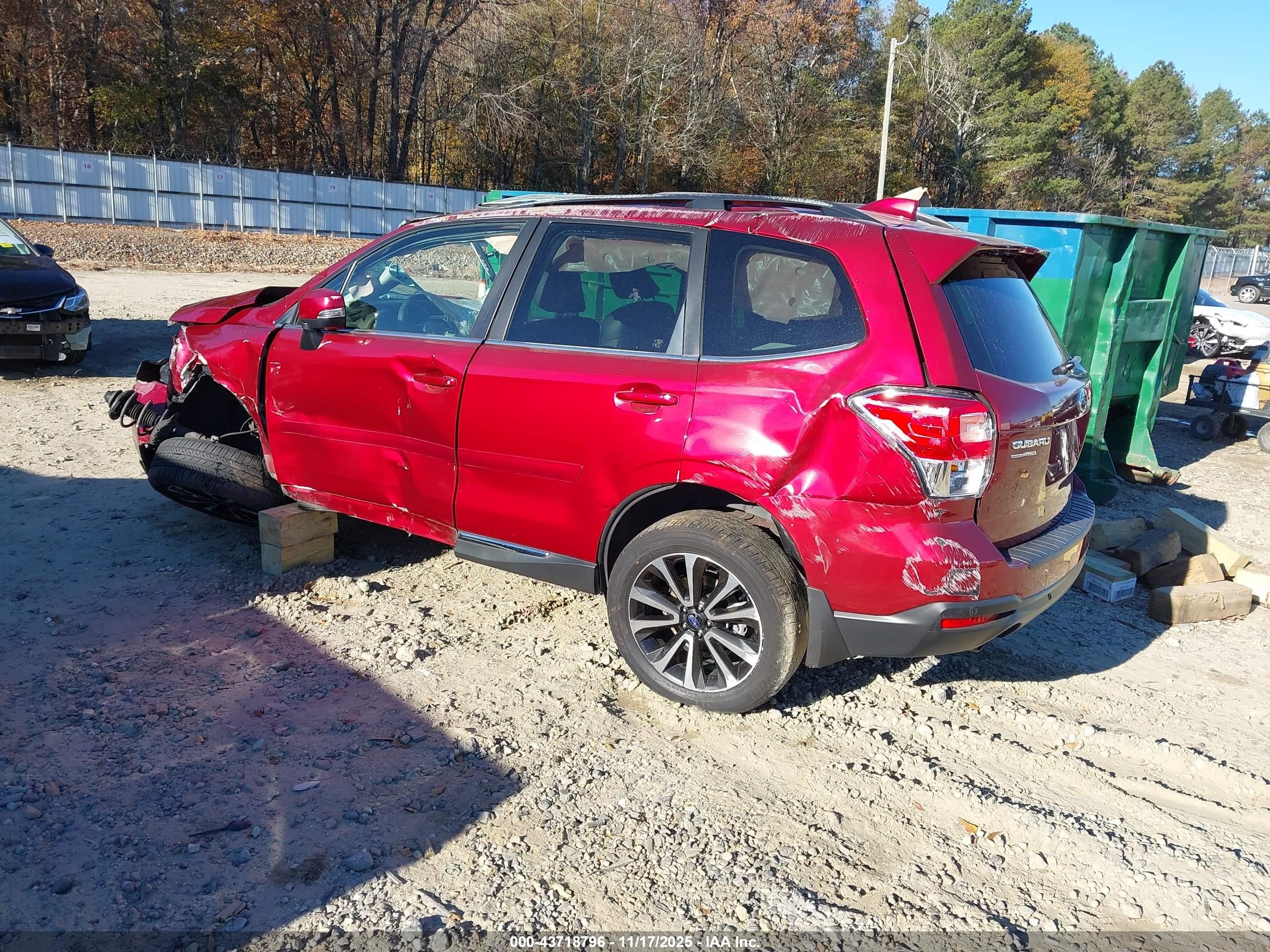2018 Subaru Forester 2.0xt Touring Red vin: JF2SJGWC5JH473705